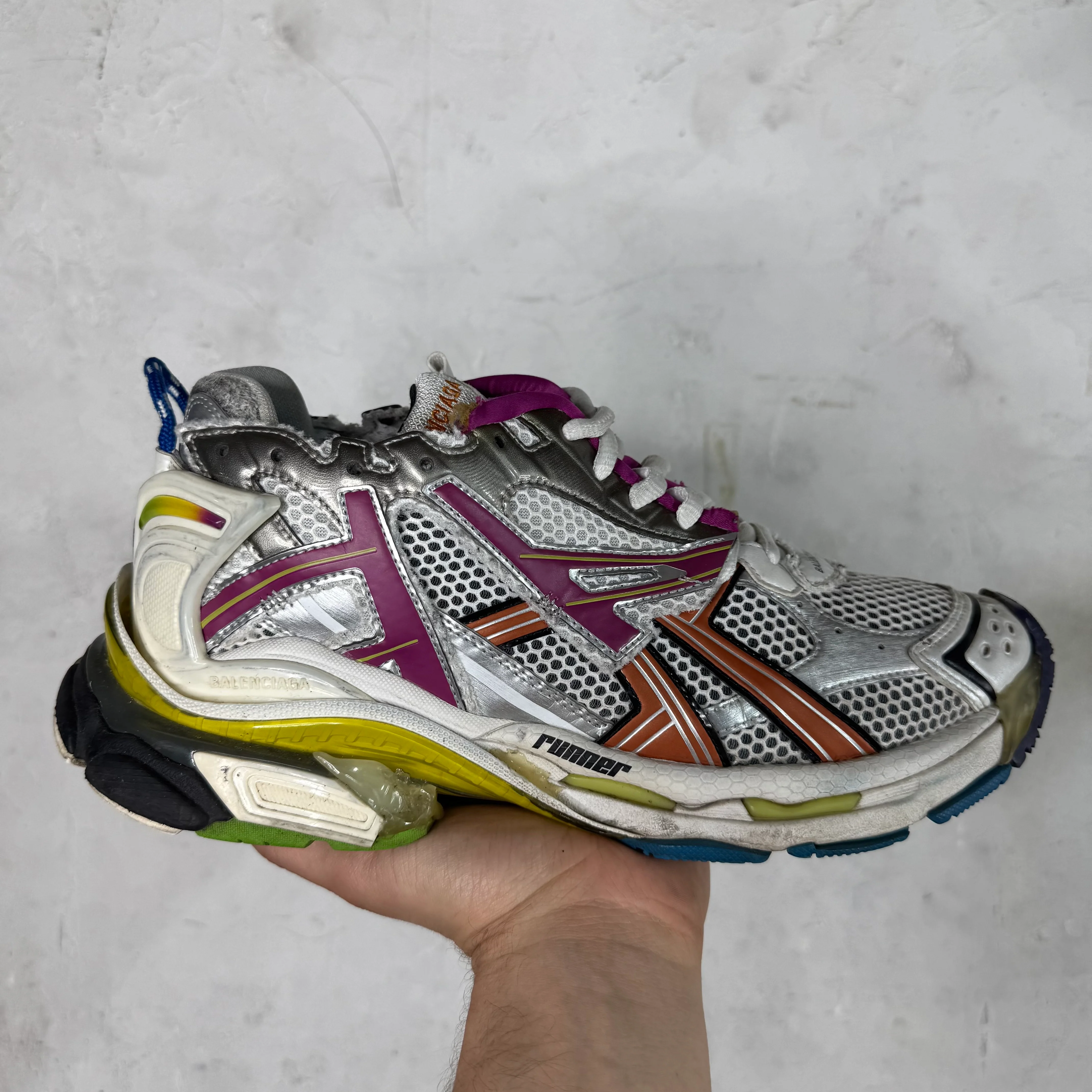 Balenciaga Multicolor Runners - Image 2