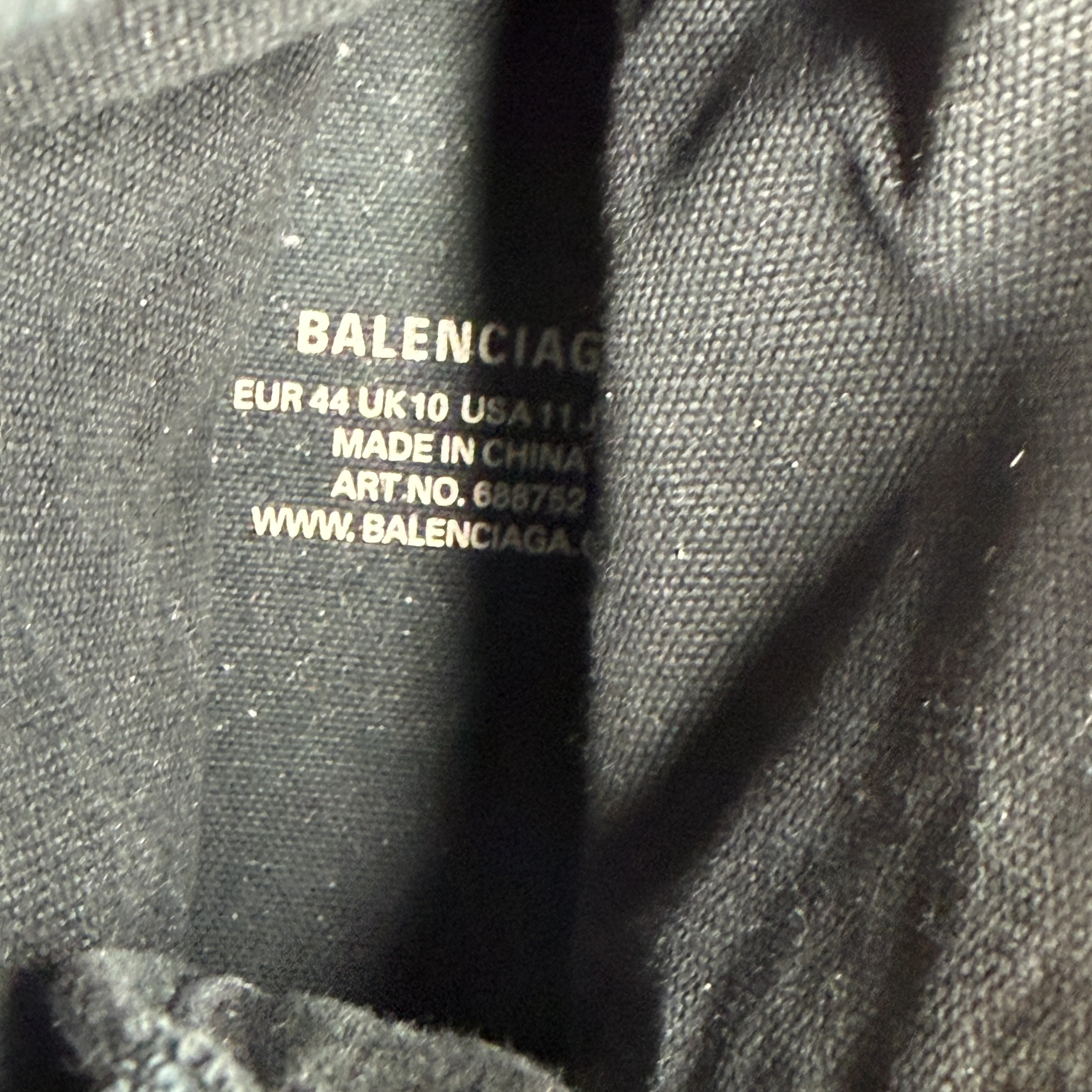 Balenciaga Pierced Paris High Top Sneakers - Image 12