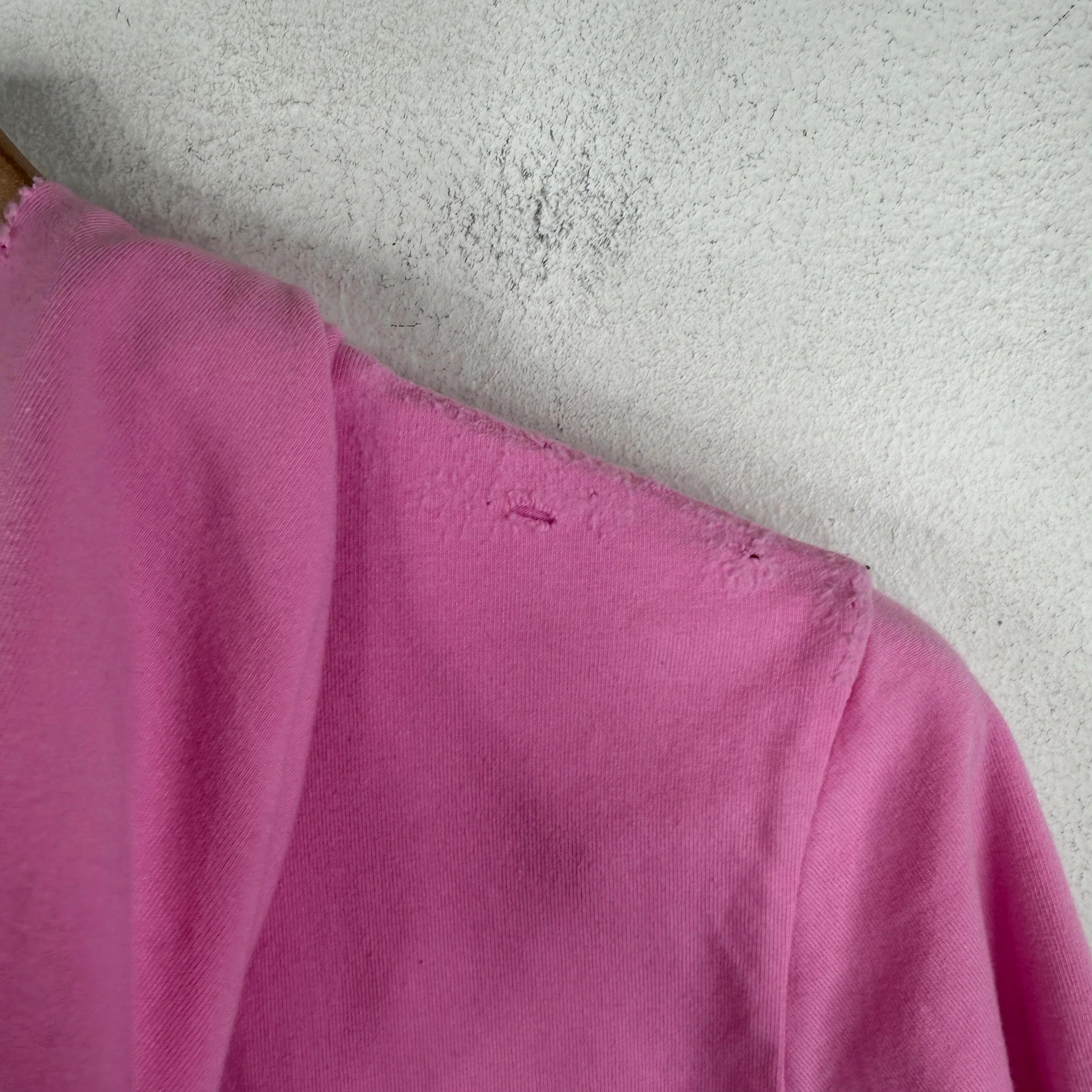 Balenciaga Pink No Logo Zip Up Hoodie - Image 11