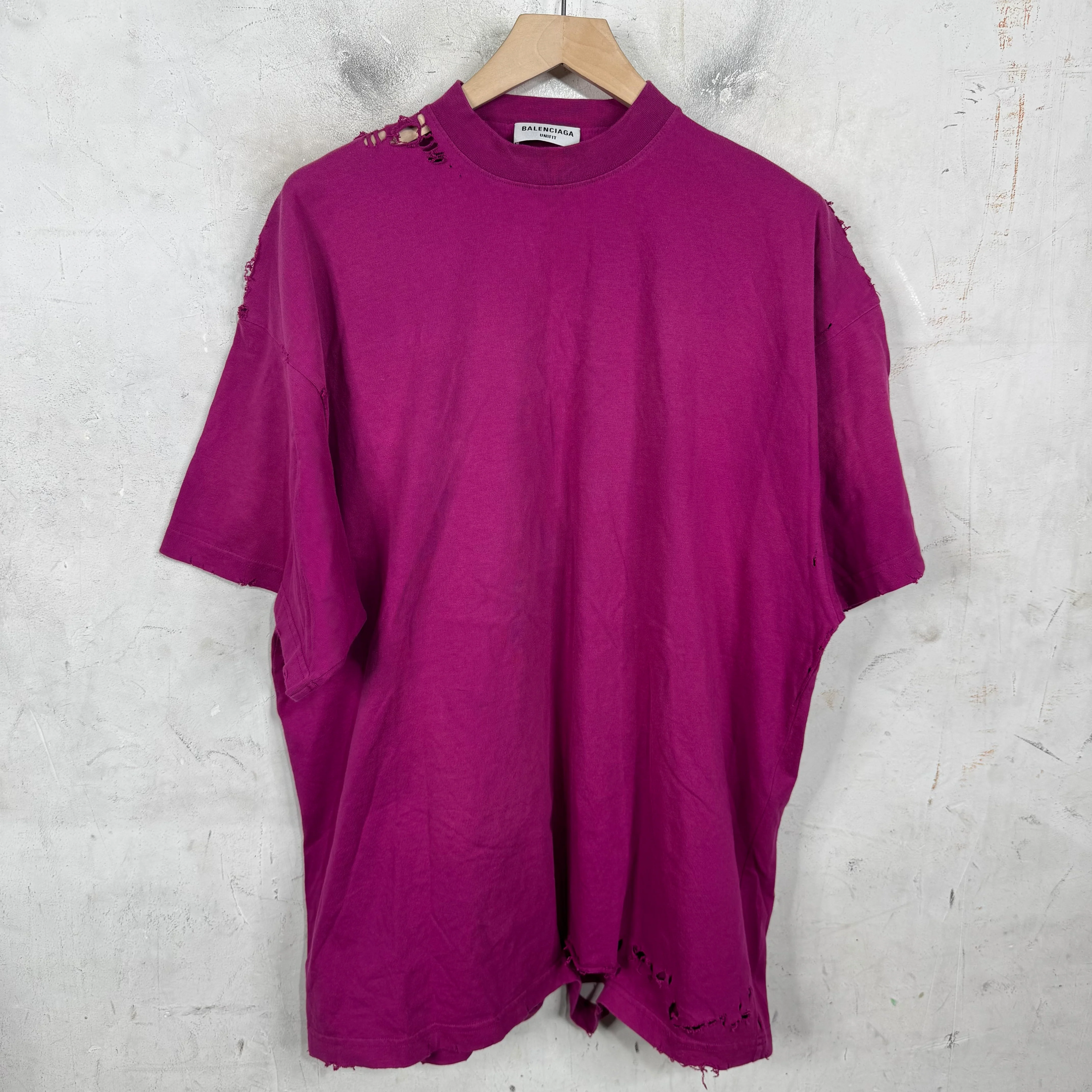 Balenciaga Purple 3B Layered T-Shirt