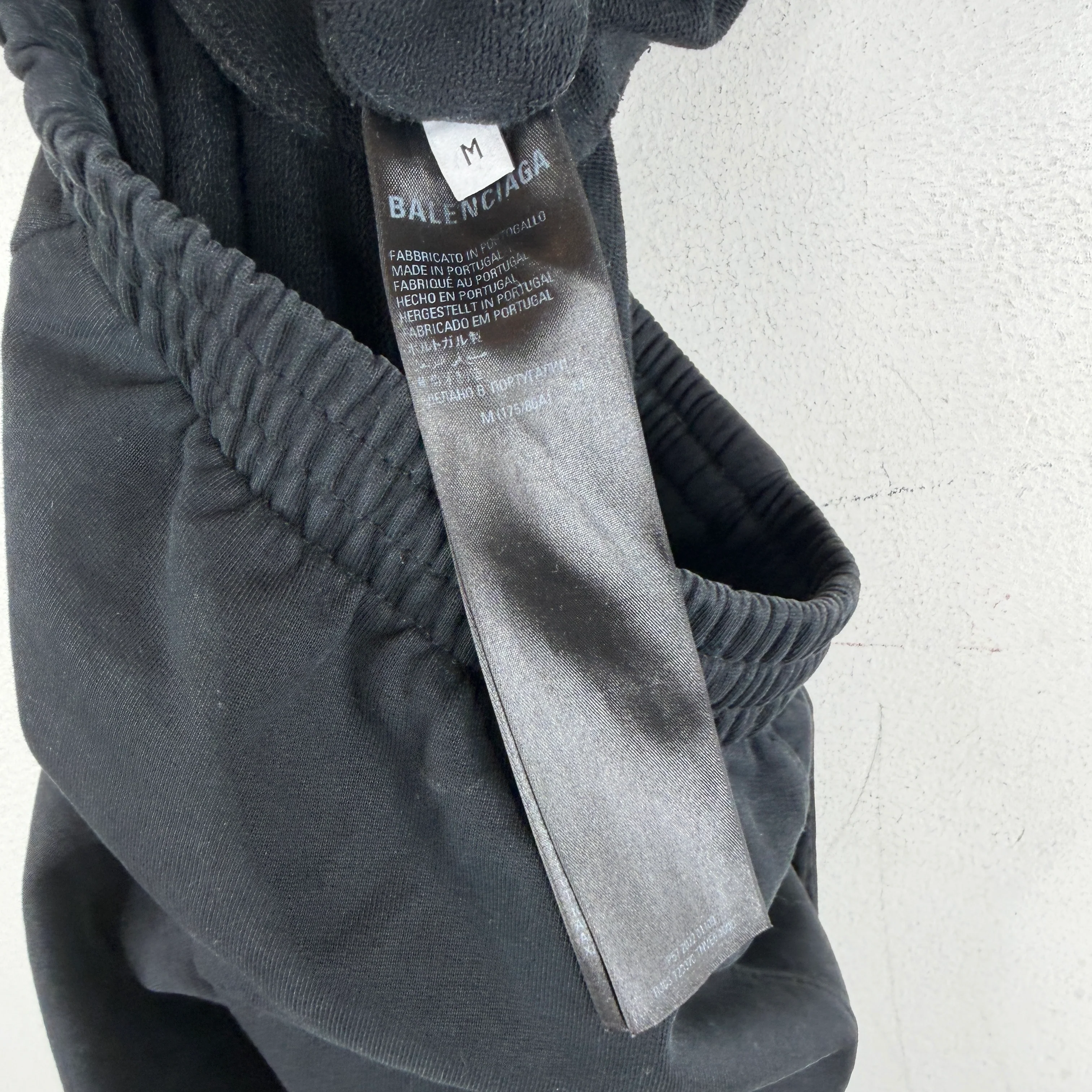 Balenciaga Smoked Size Sticker Sweatpants - Image 4