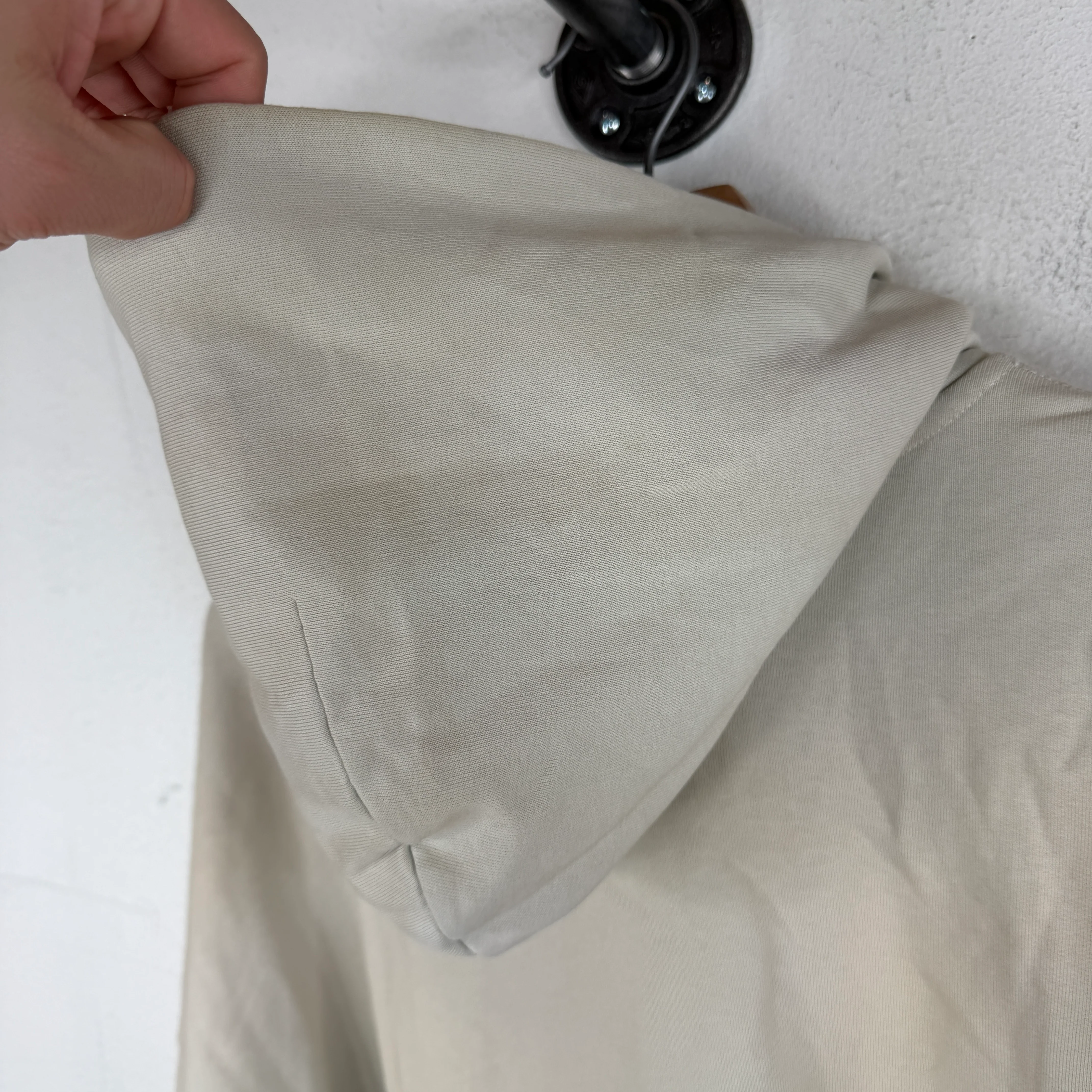 Balenciaga Tan Waistband Logo Hoodie - Image 10