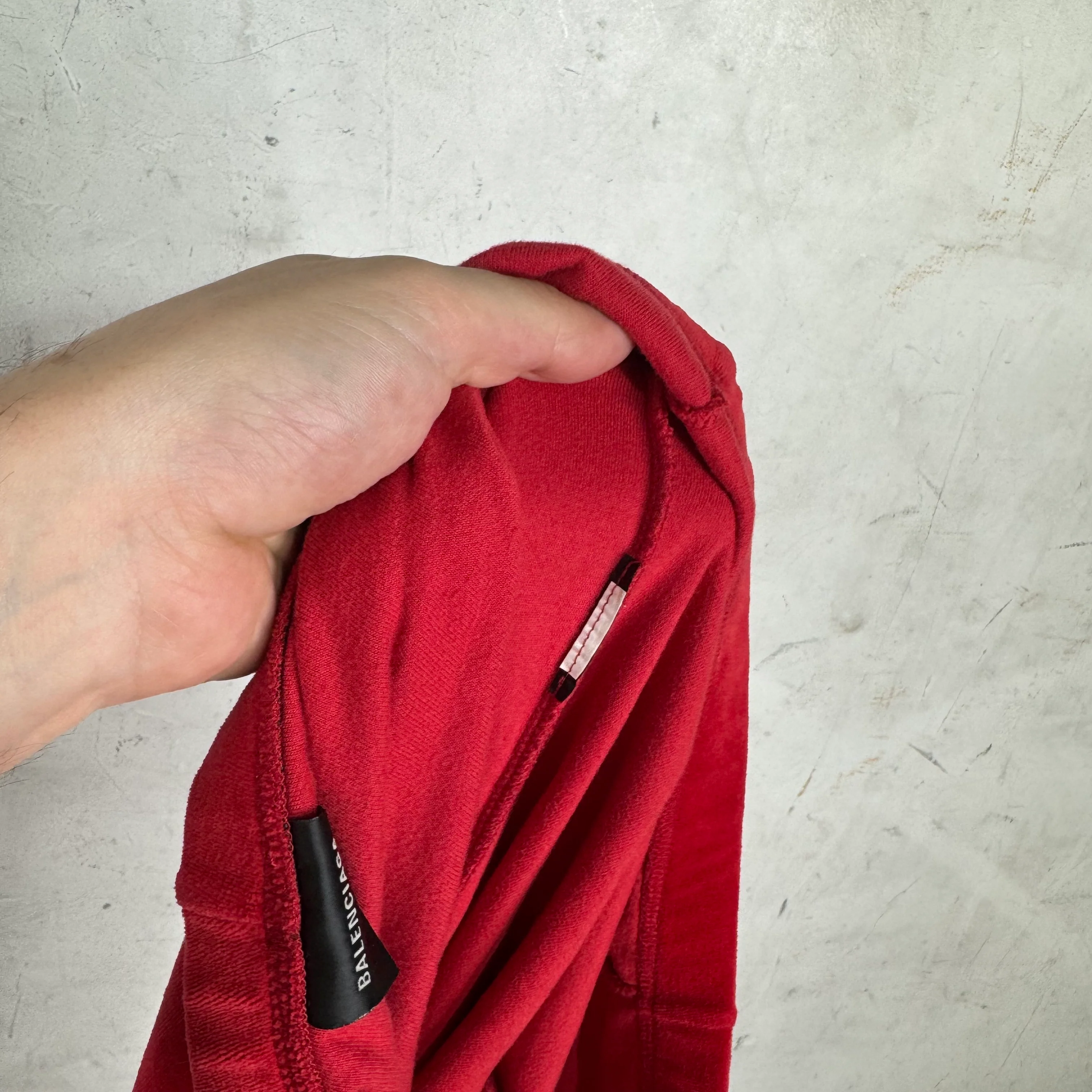 Balenciaga Velvet Distressed Sweatpants - Image 4