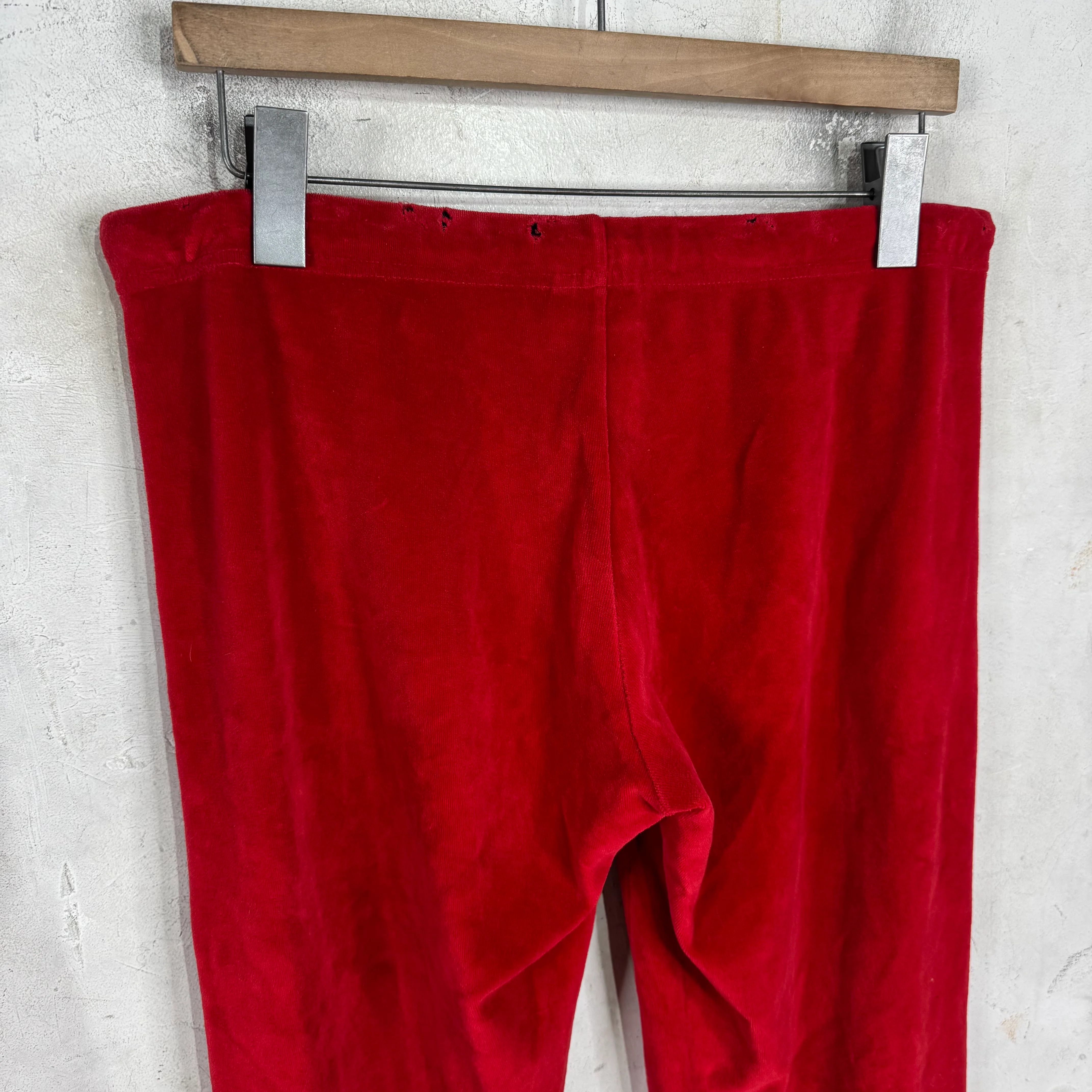 Balenciaga Velvet Distressed Sweatpants - Image 9