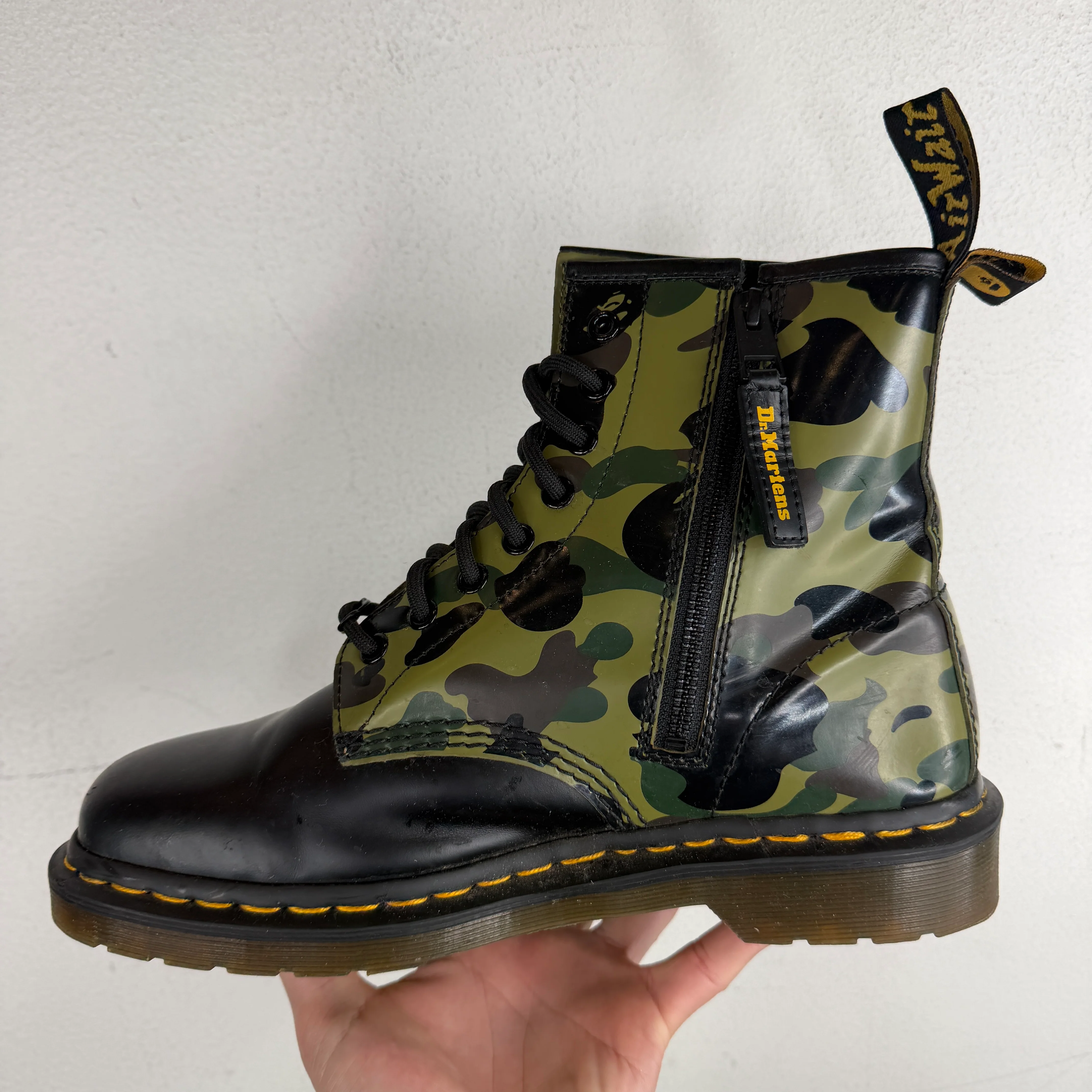 Bape Doc Marten 1460 Zip Boots - Image 4