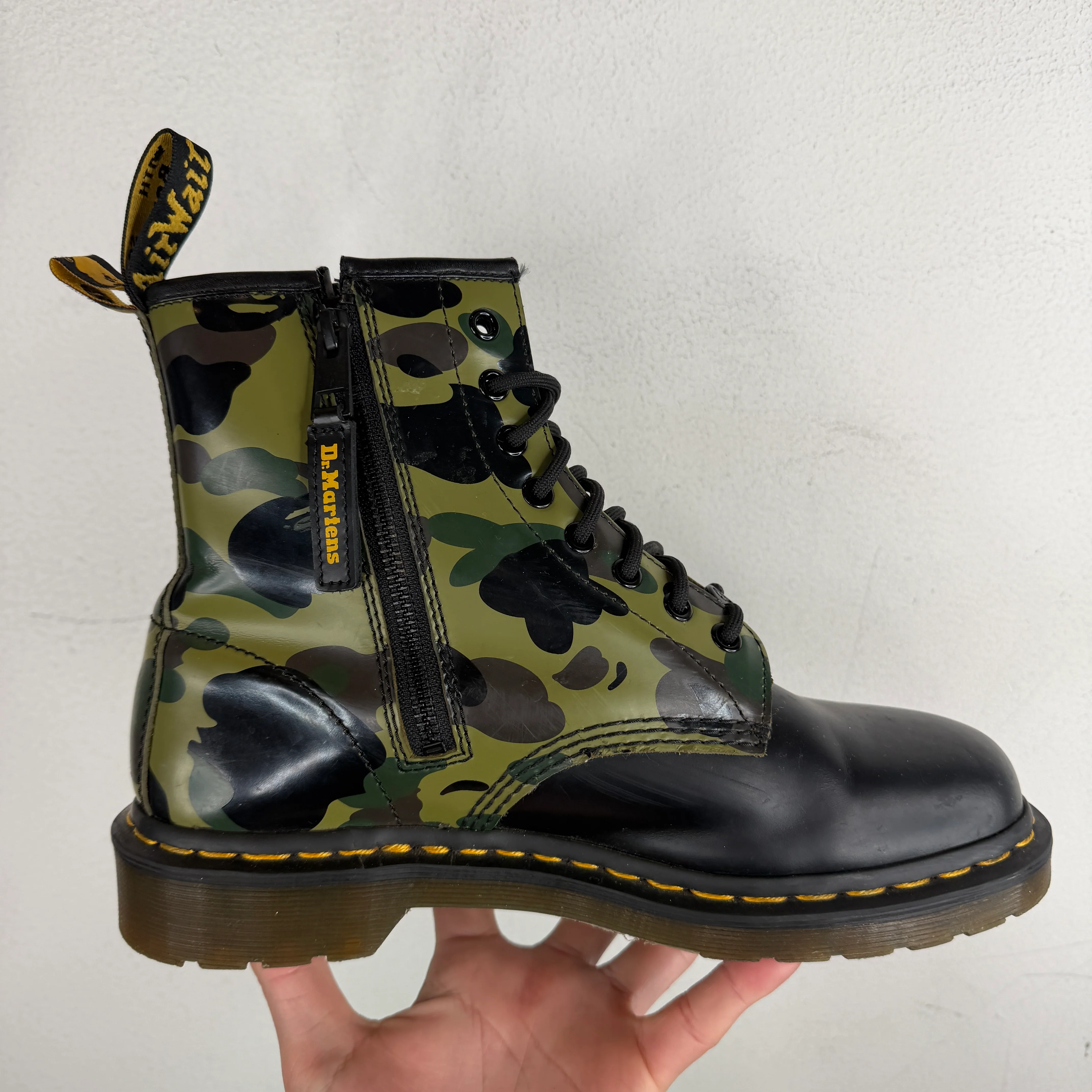 Bape Doc Marten 1460 Zip Boots - Image 9