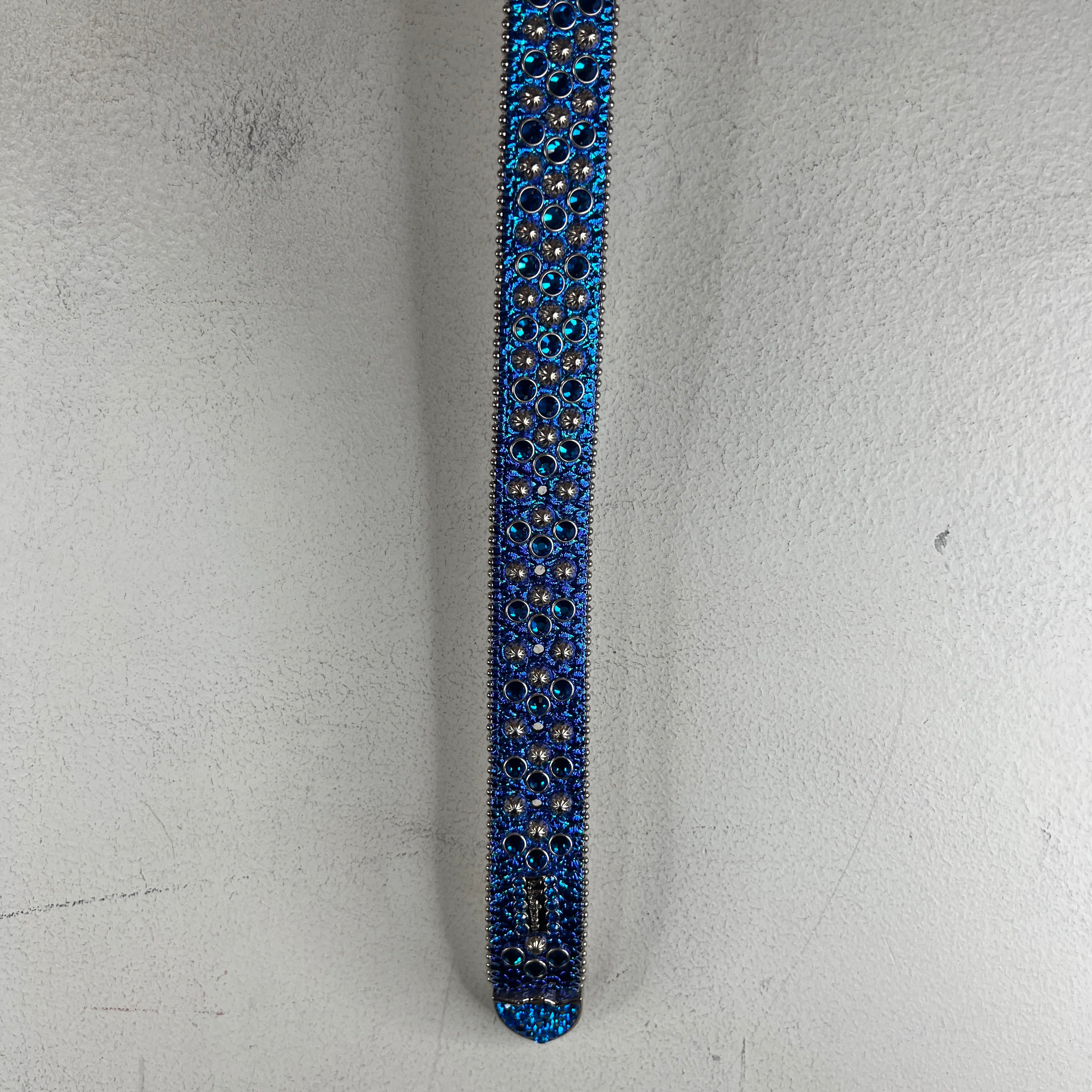 BB Simon Blue/Purple Holographic Belt - Image 6