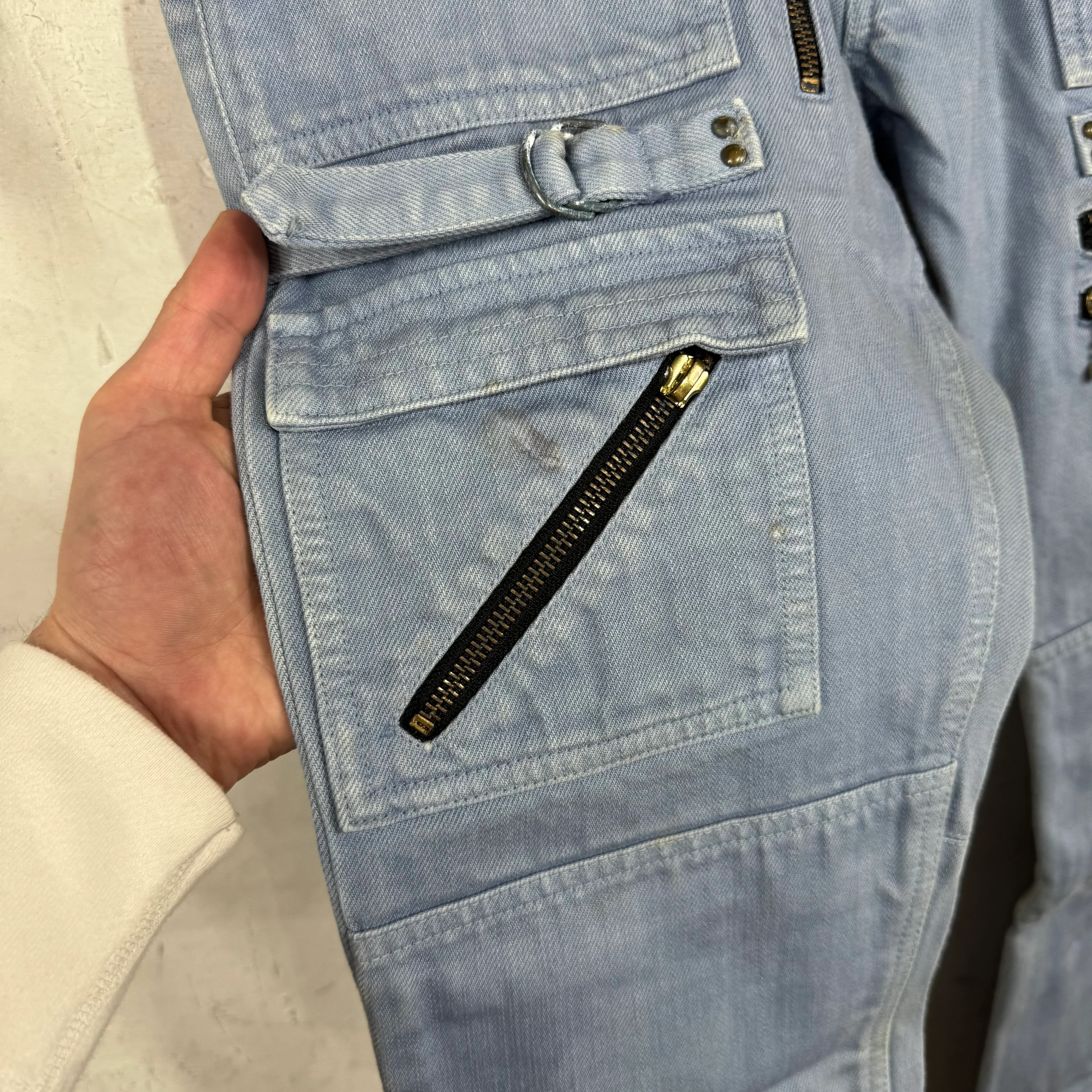Blackmeans Blue Biker Jeans - Image 10