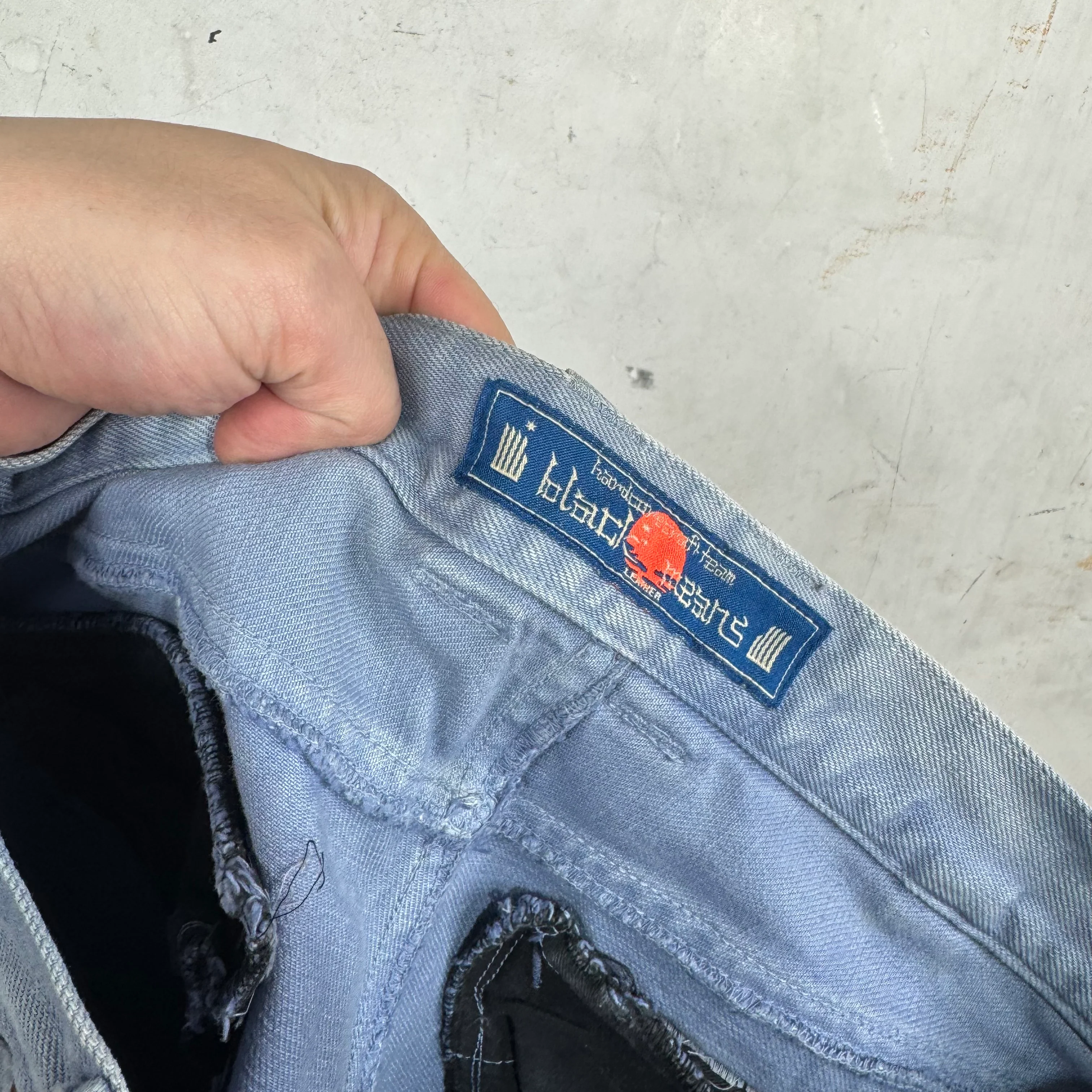 Blackmeans Blue Biker Jeans - Image 3
