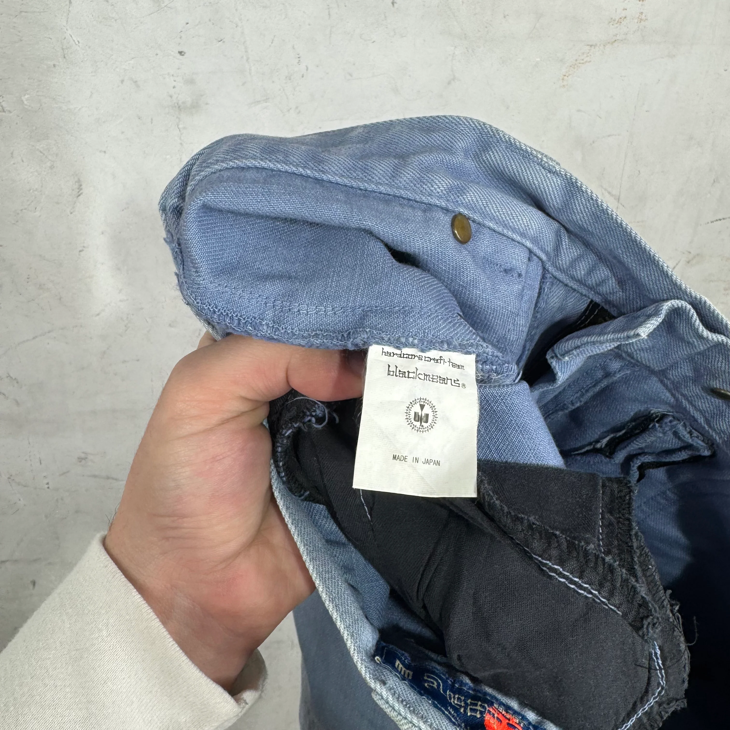 Blackmeans Blue Biker Jeans - Image 4