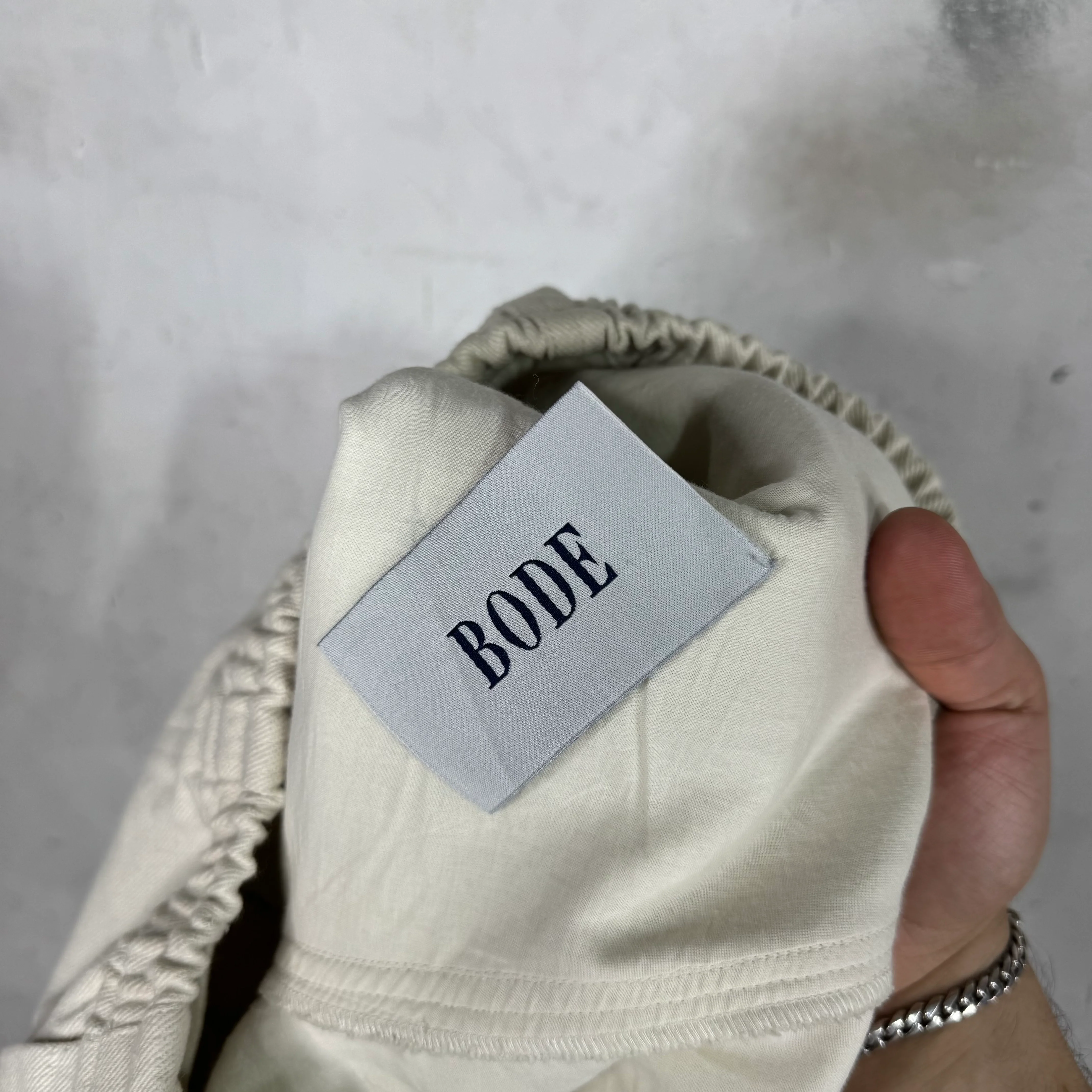 Bode Canvas Woven Logo Shorts - Image 3