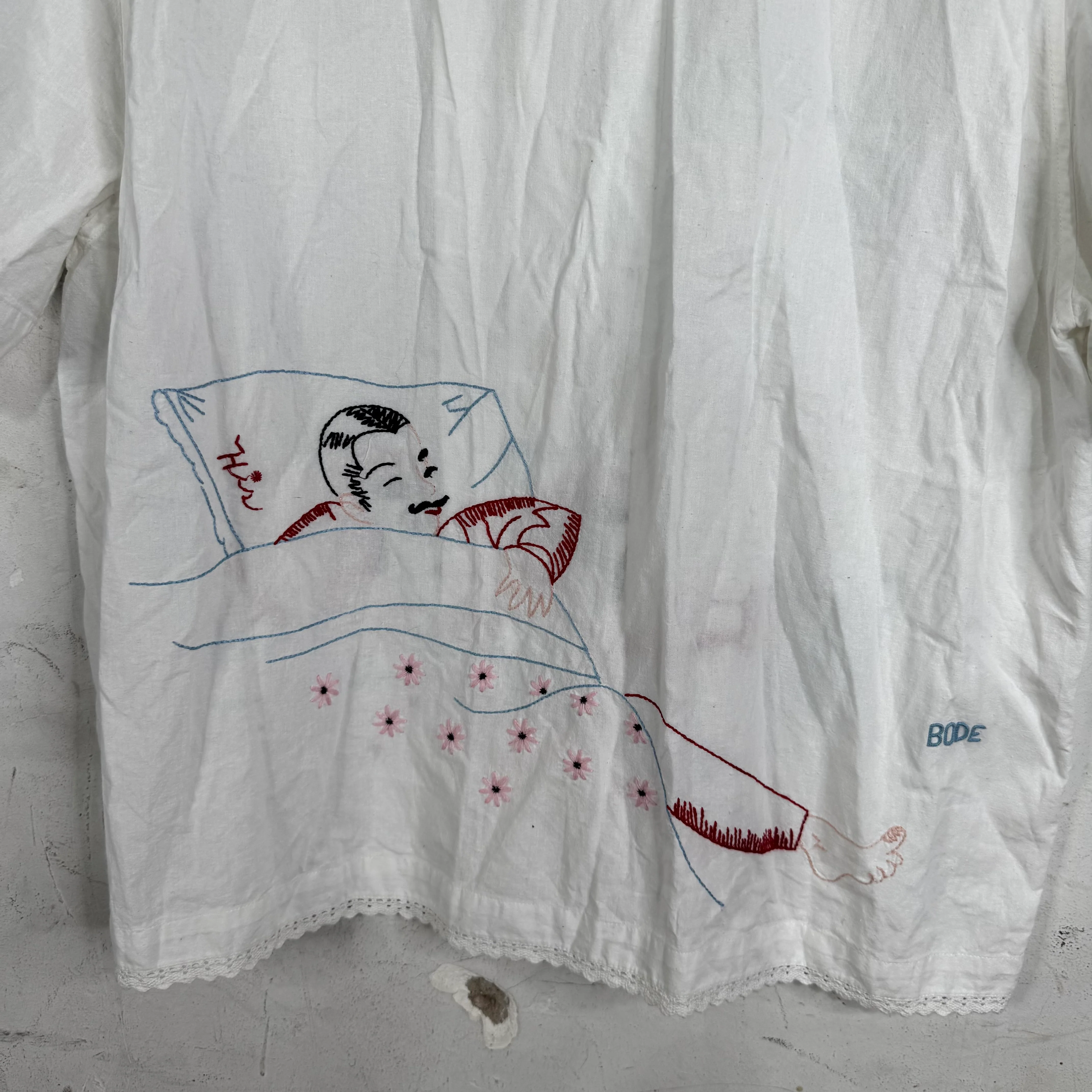 Bode Cool It Embroidered Shirt - Image 4