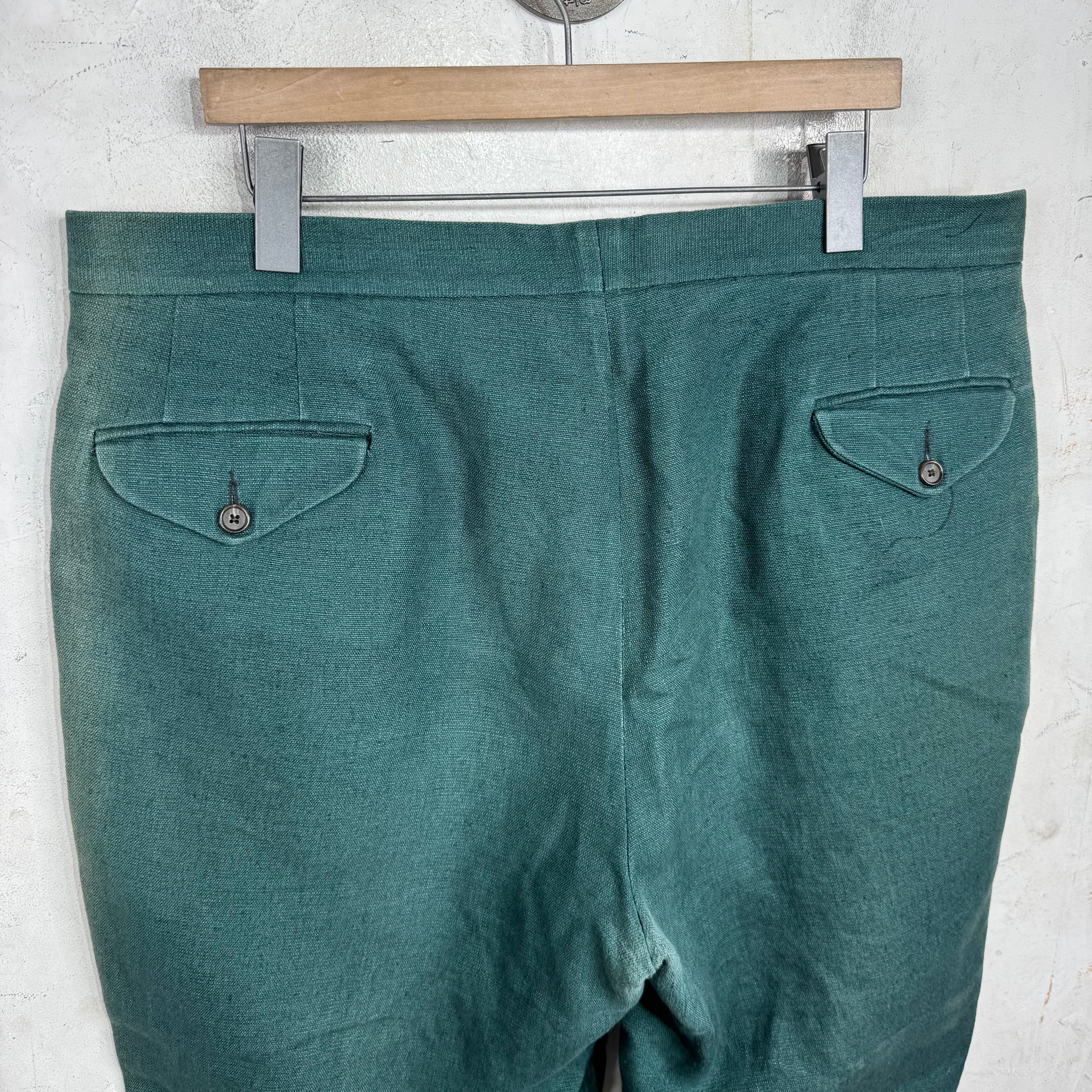 Bode Green Textured Trousers - Image 8