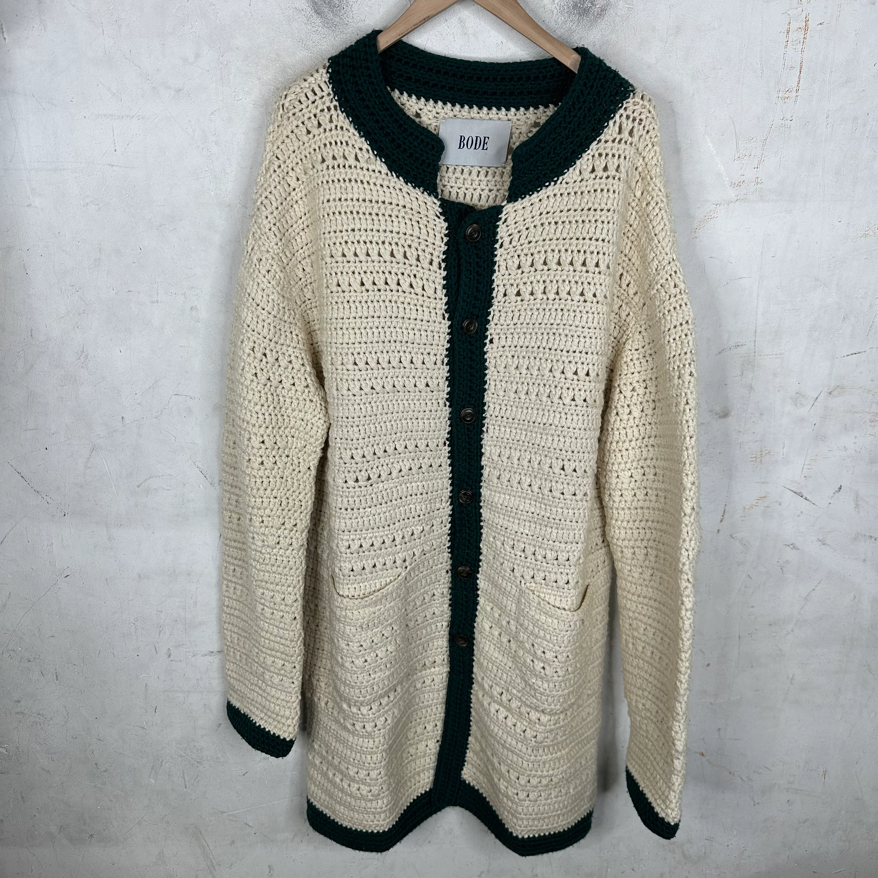 Bode Knitted Wool Tunic