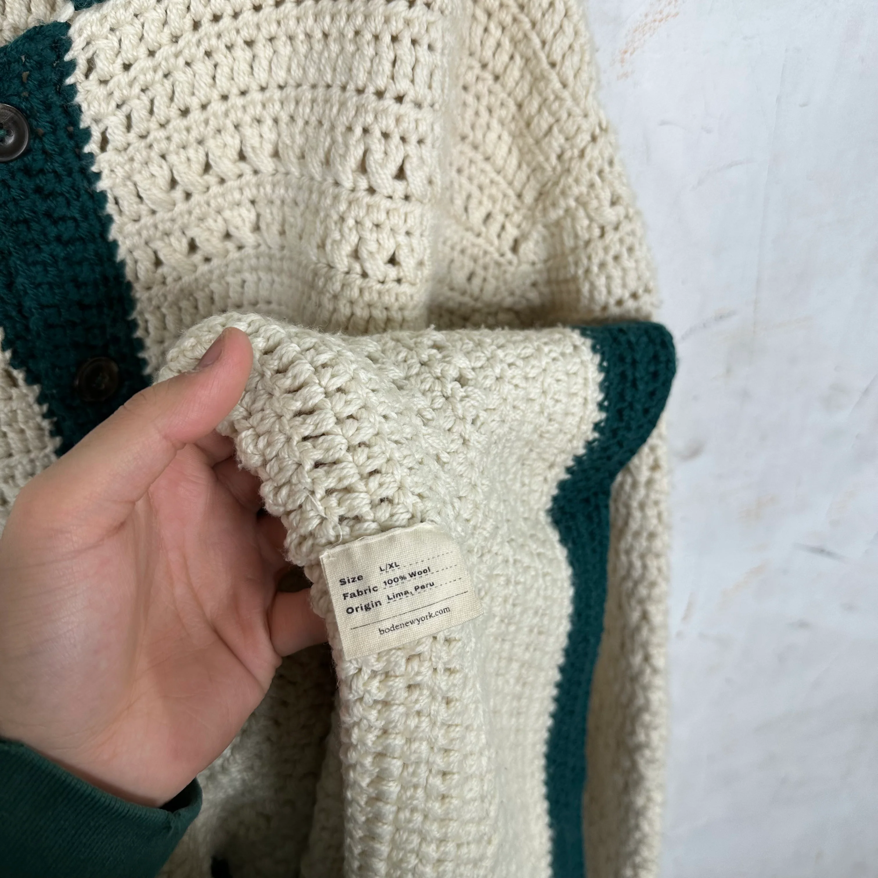 Bode Knitted Wool Tunic - Image 6