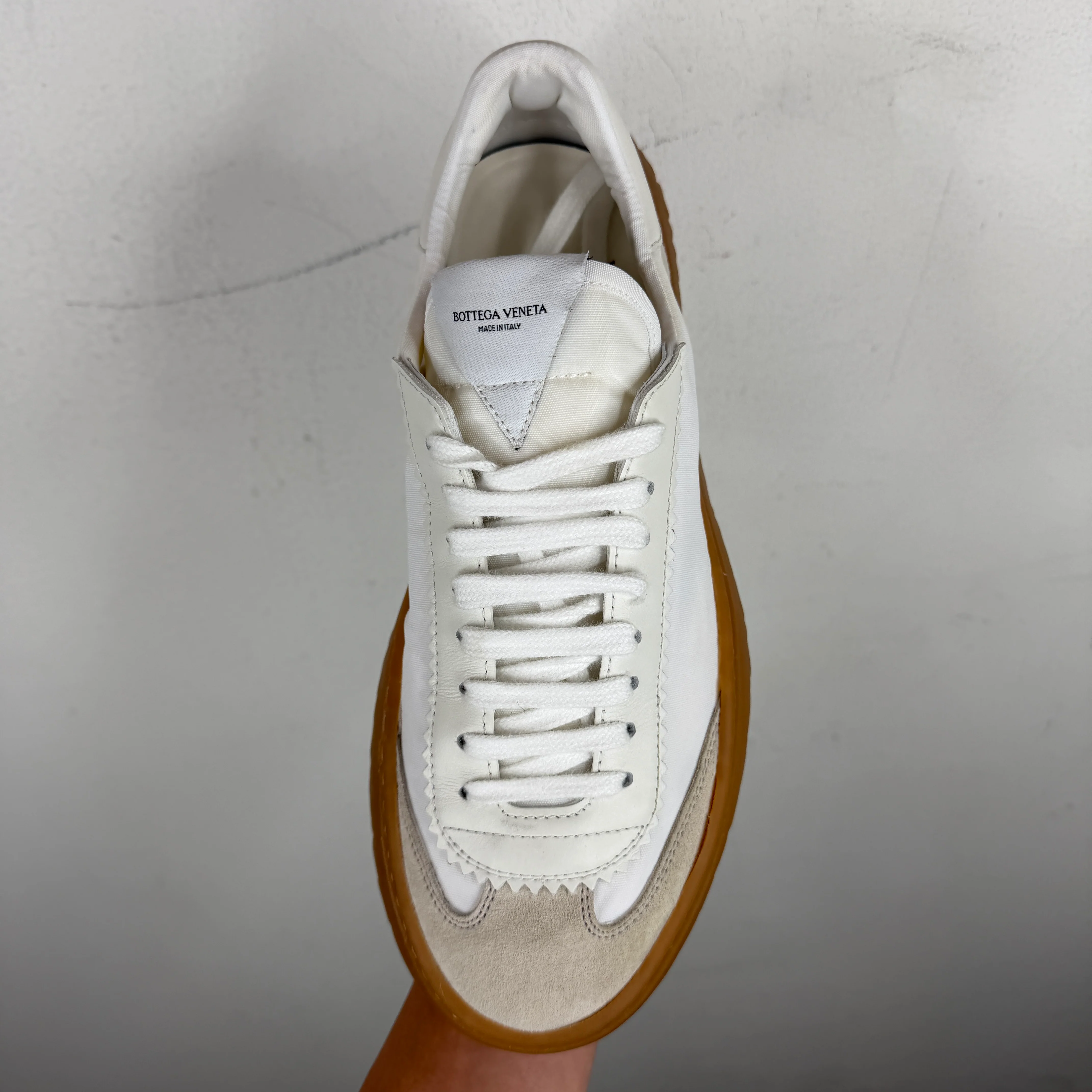 Bottega Veneta White Apollo Sneakers - Image 10