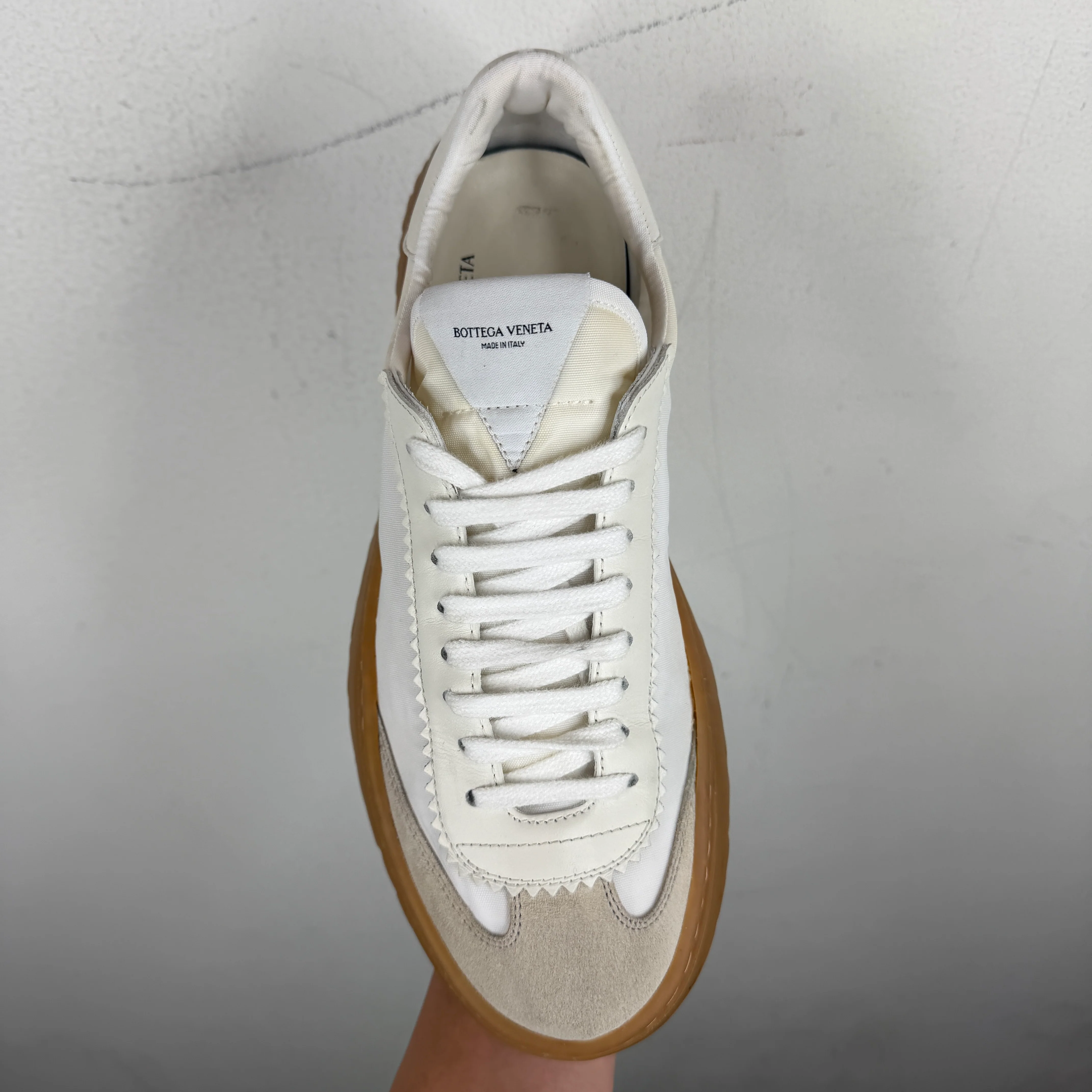 Bottega Veneta White Apollo Sneakers - Image 5