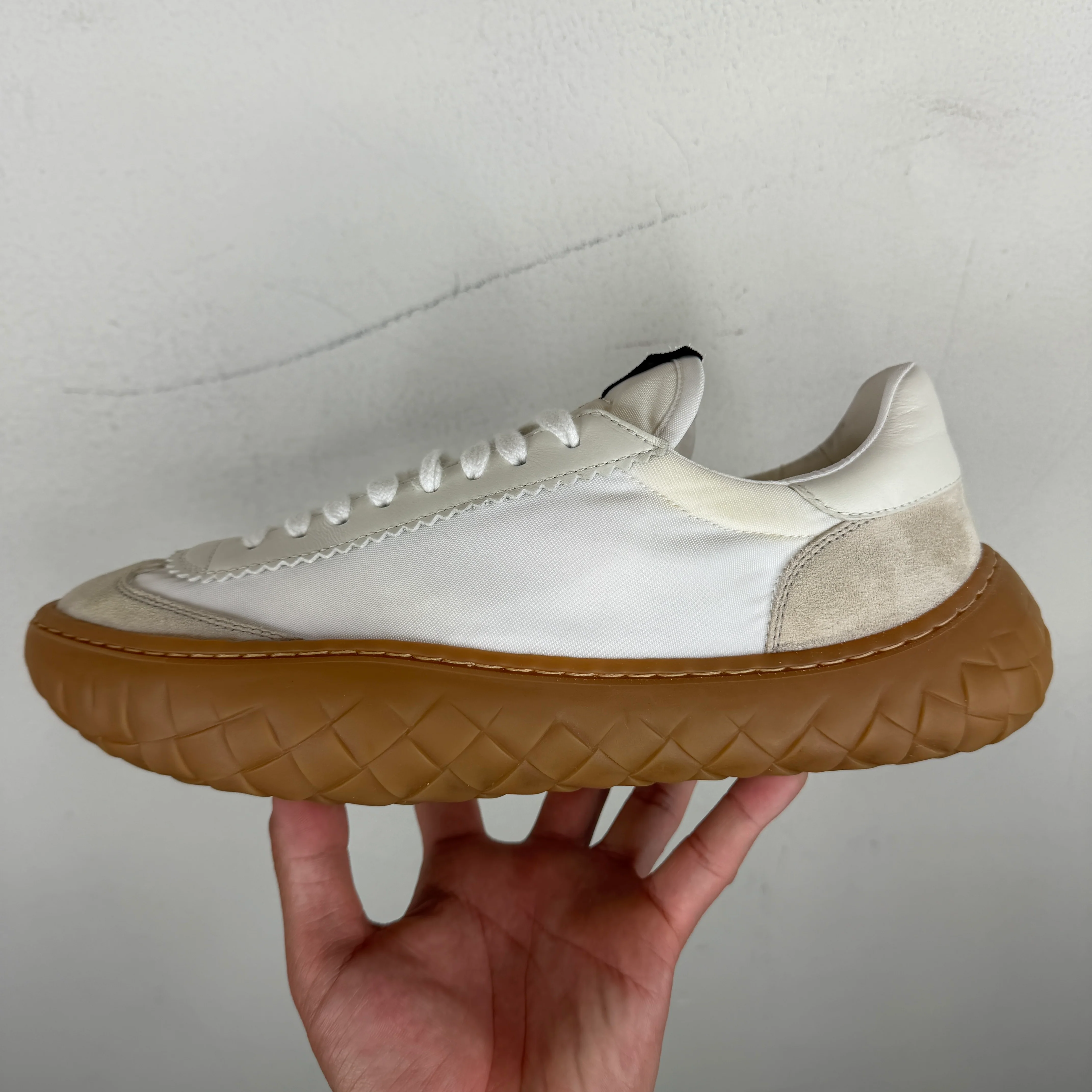 Bottega Veneta White Apollo Sneakers - Image 7