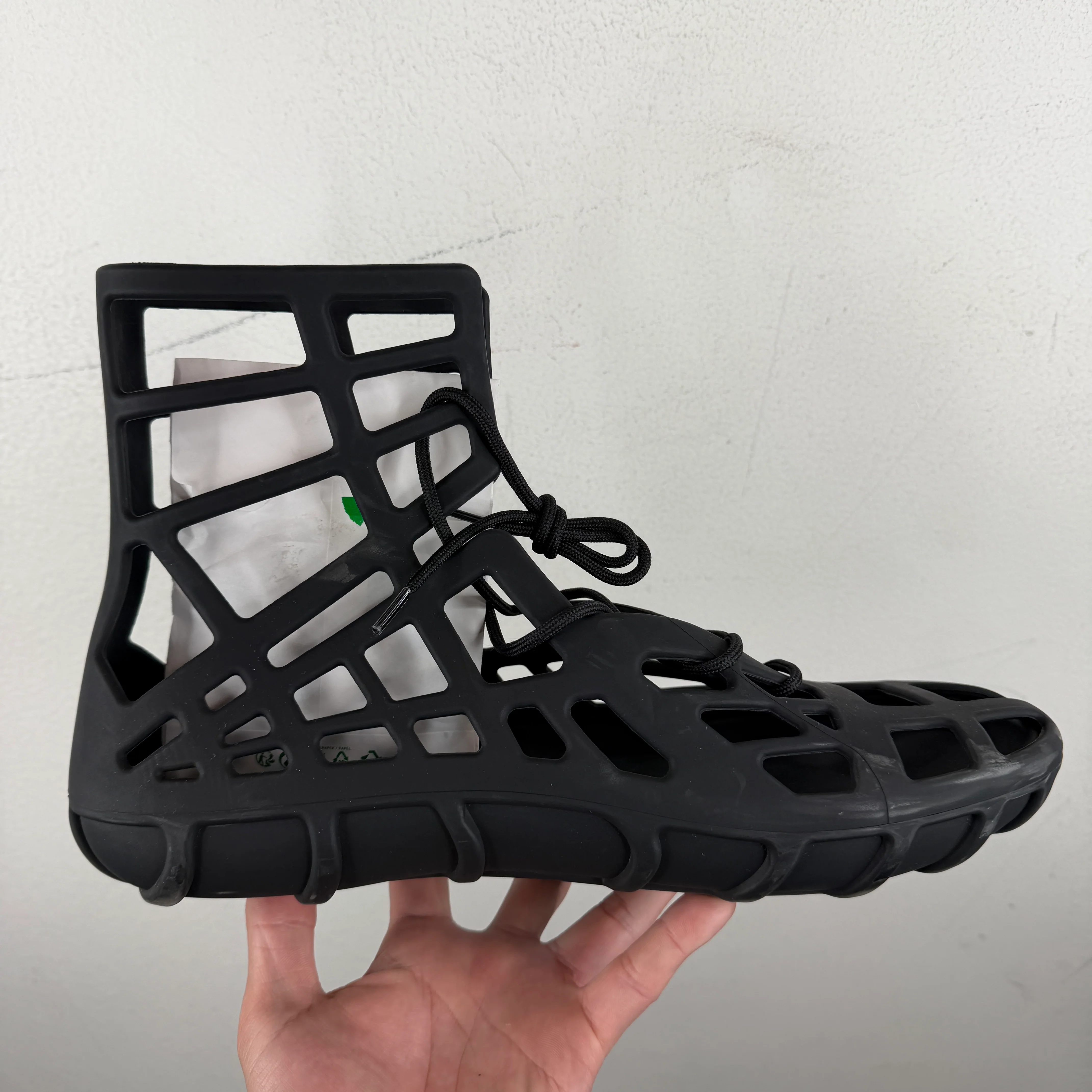 Bottega Veneta Black Atlas Sandals - Image 9
