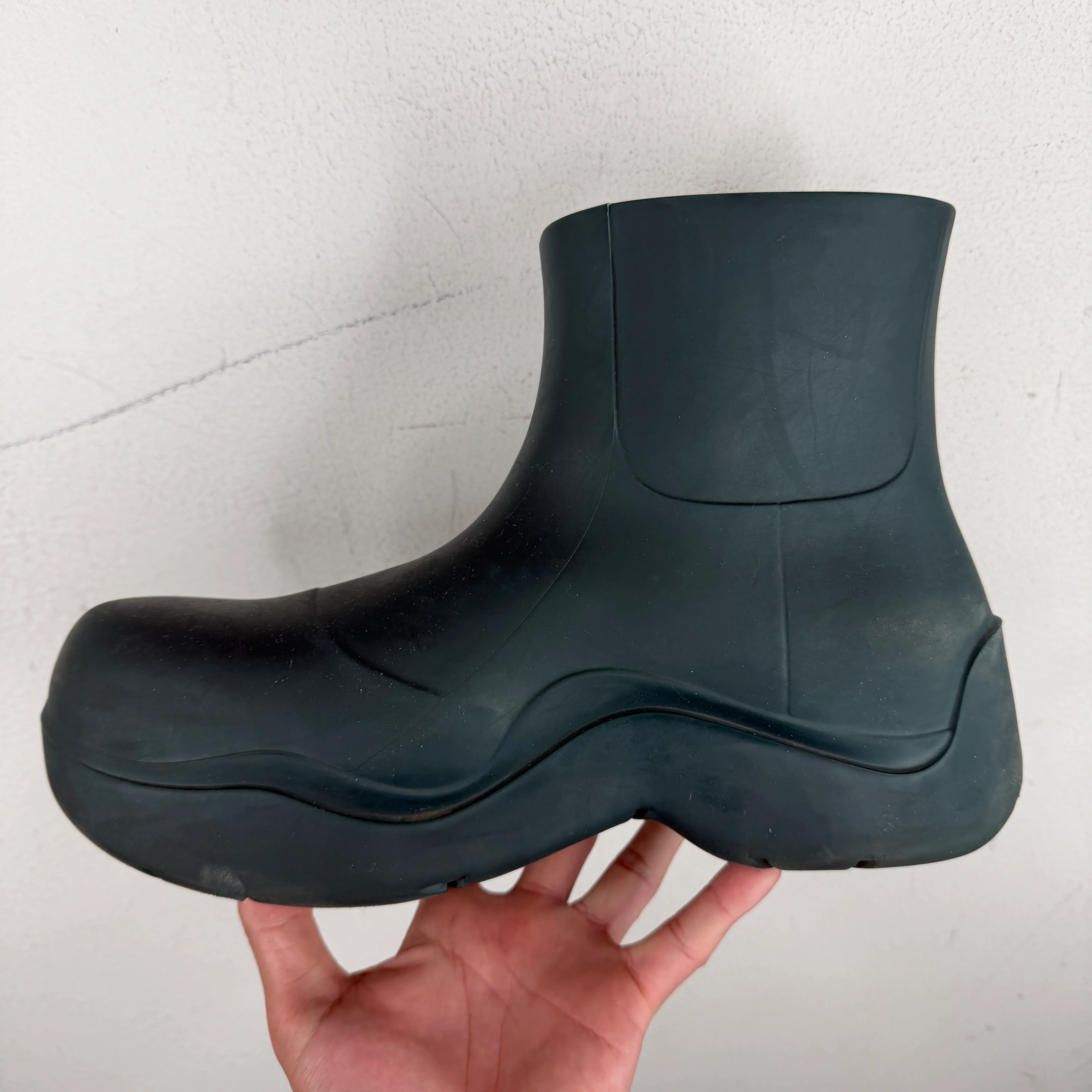 Bottega Veneta Green Puddle Boots - Image 4