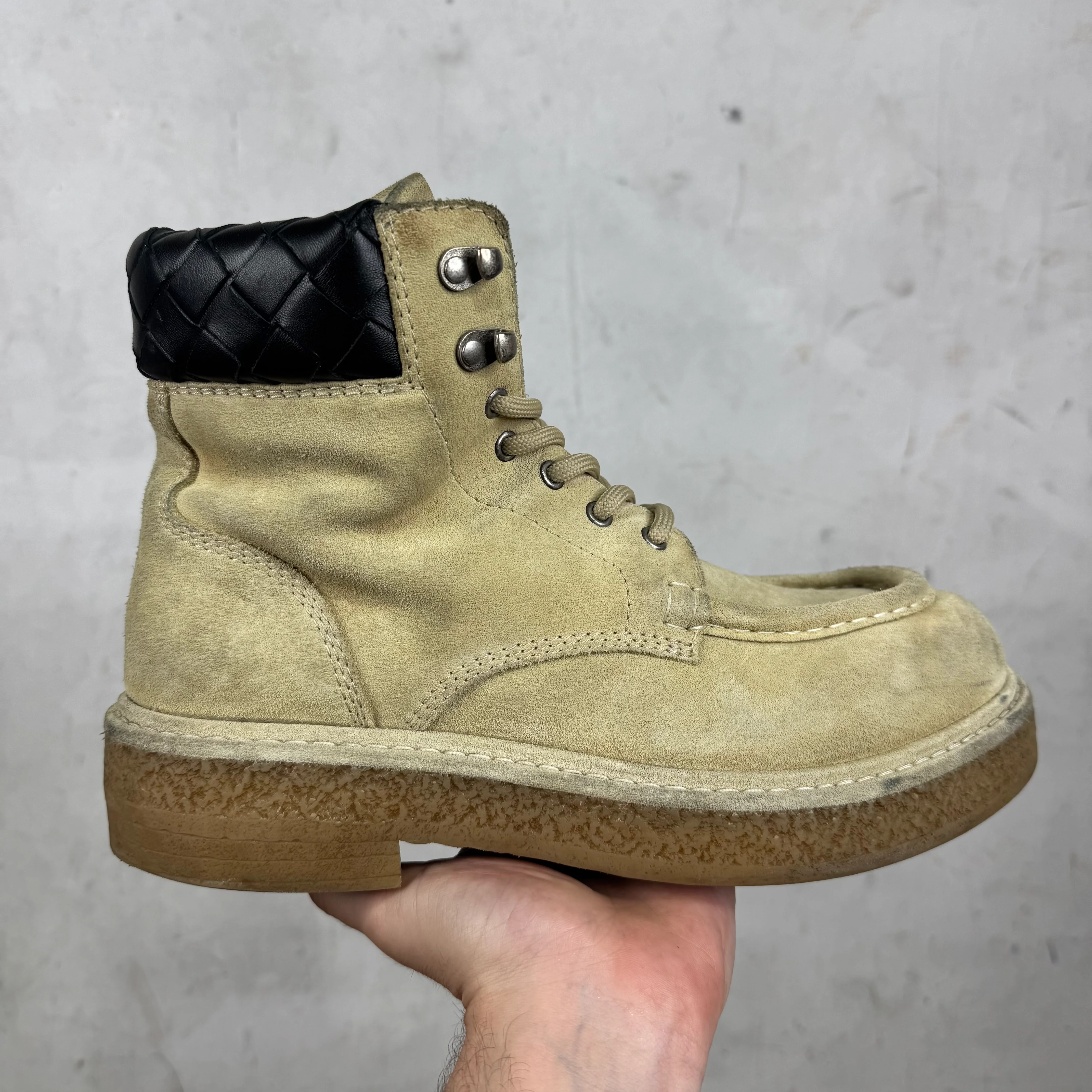 Bottega Veneta Suede Haddock Boots - Image 2