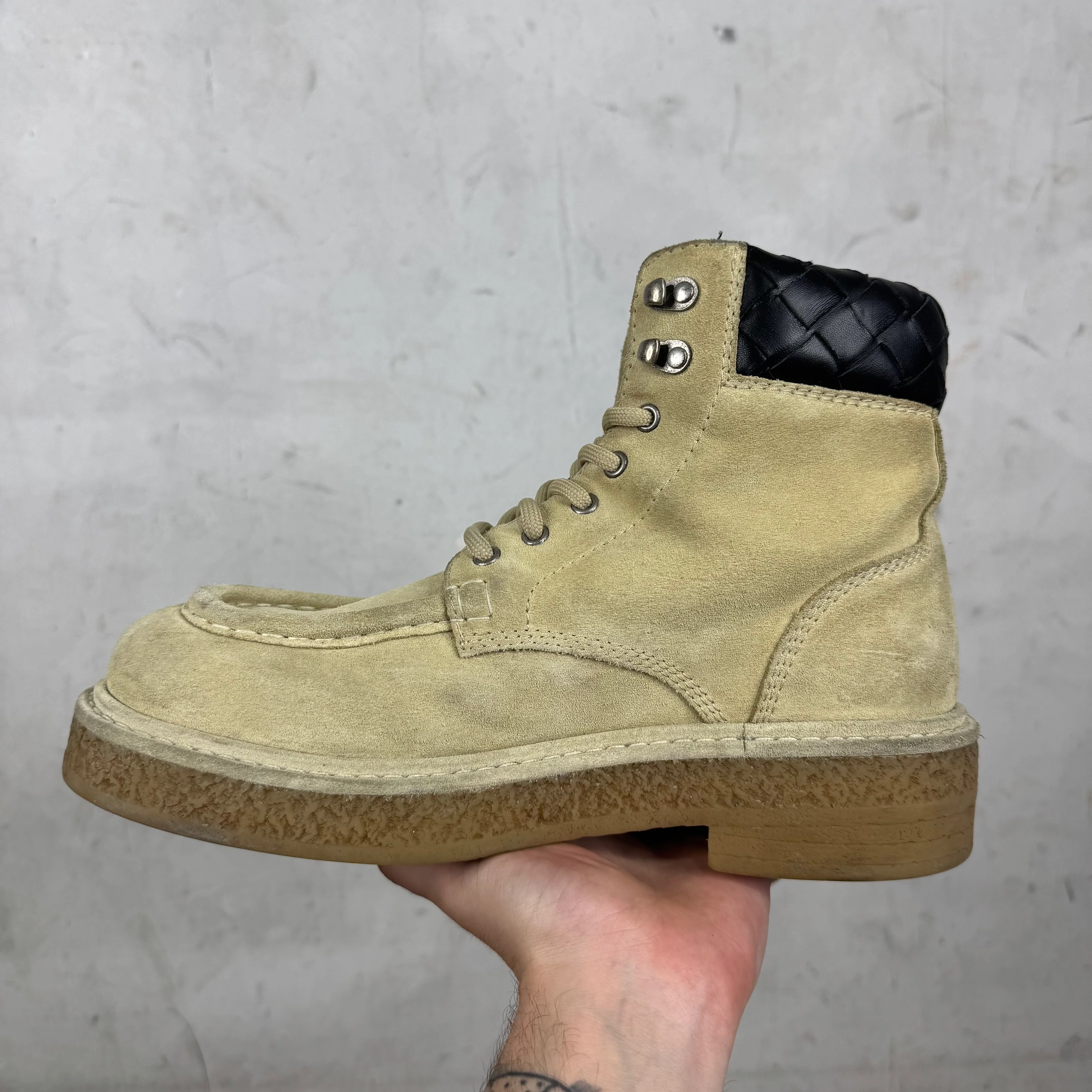 Bottega Veneta Suede Haddock Boots - Image 4