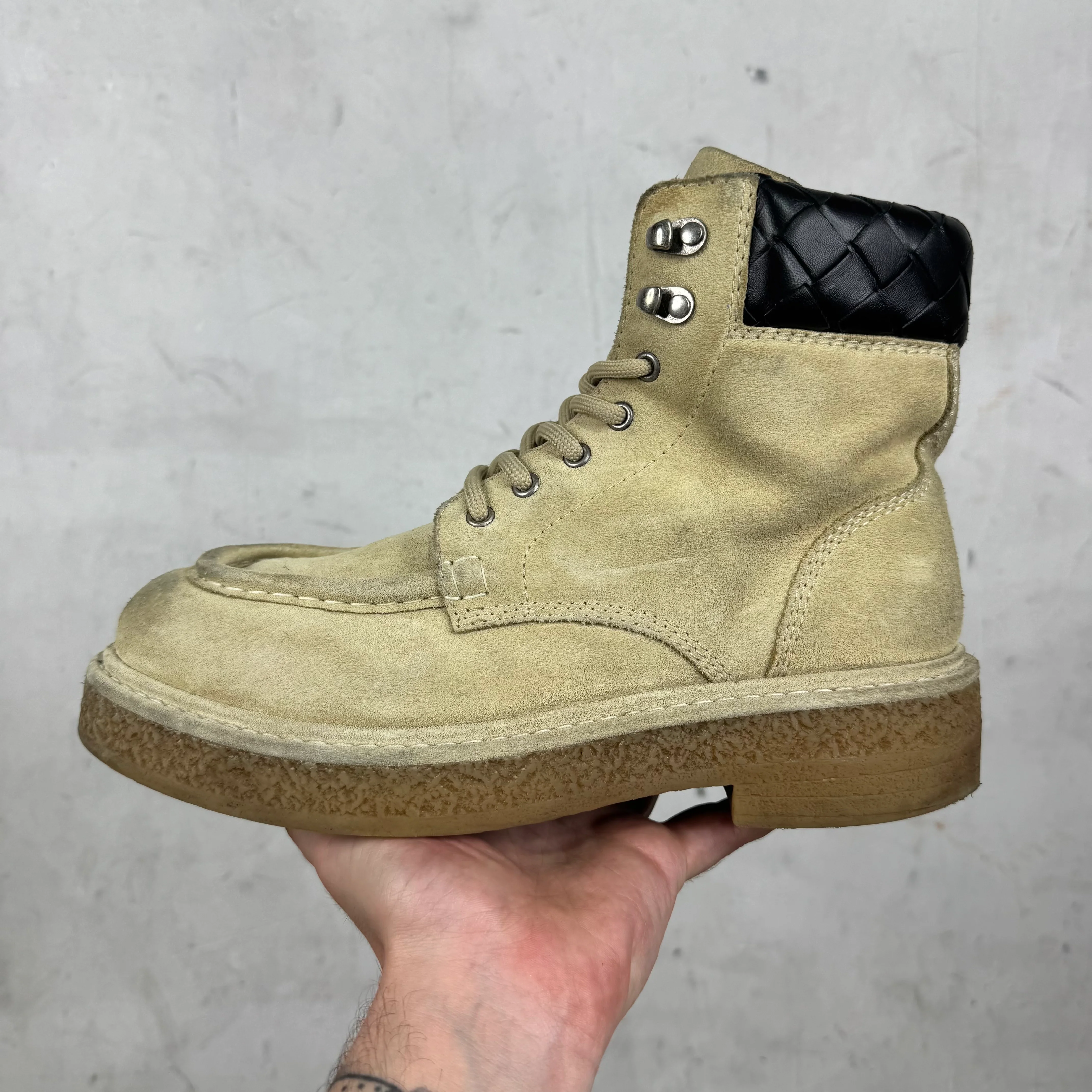 Bottega Veneta Suede Haddock Boots - Image 7