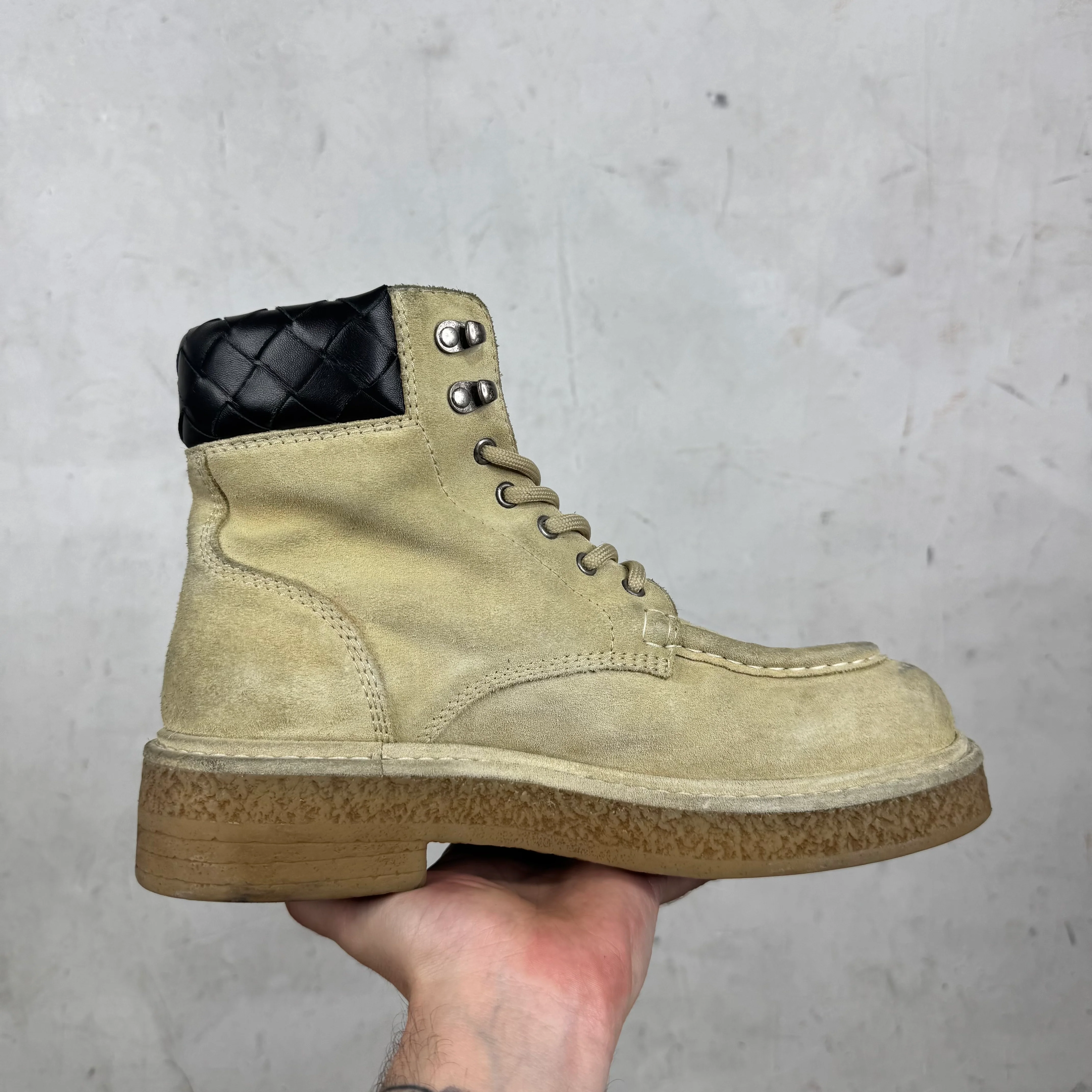 Bottega Veneta Suede Haddock Boots - Image 9