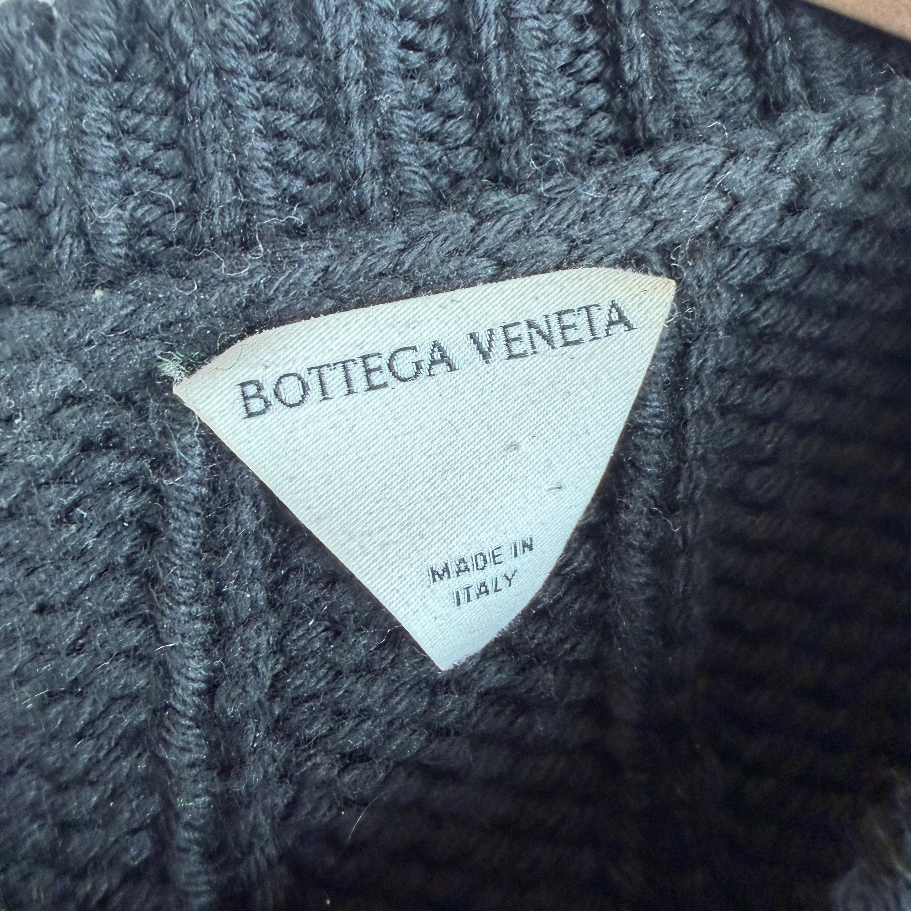 Bottega Veneta Wool Soundwave Split Knit Crewneck - Image 3