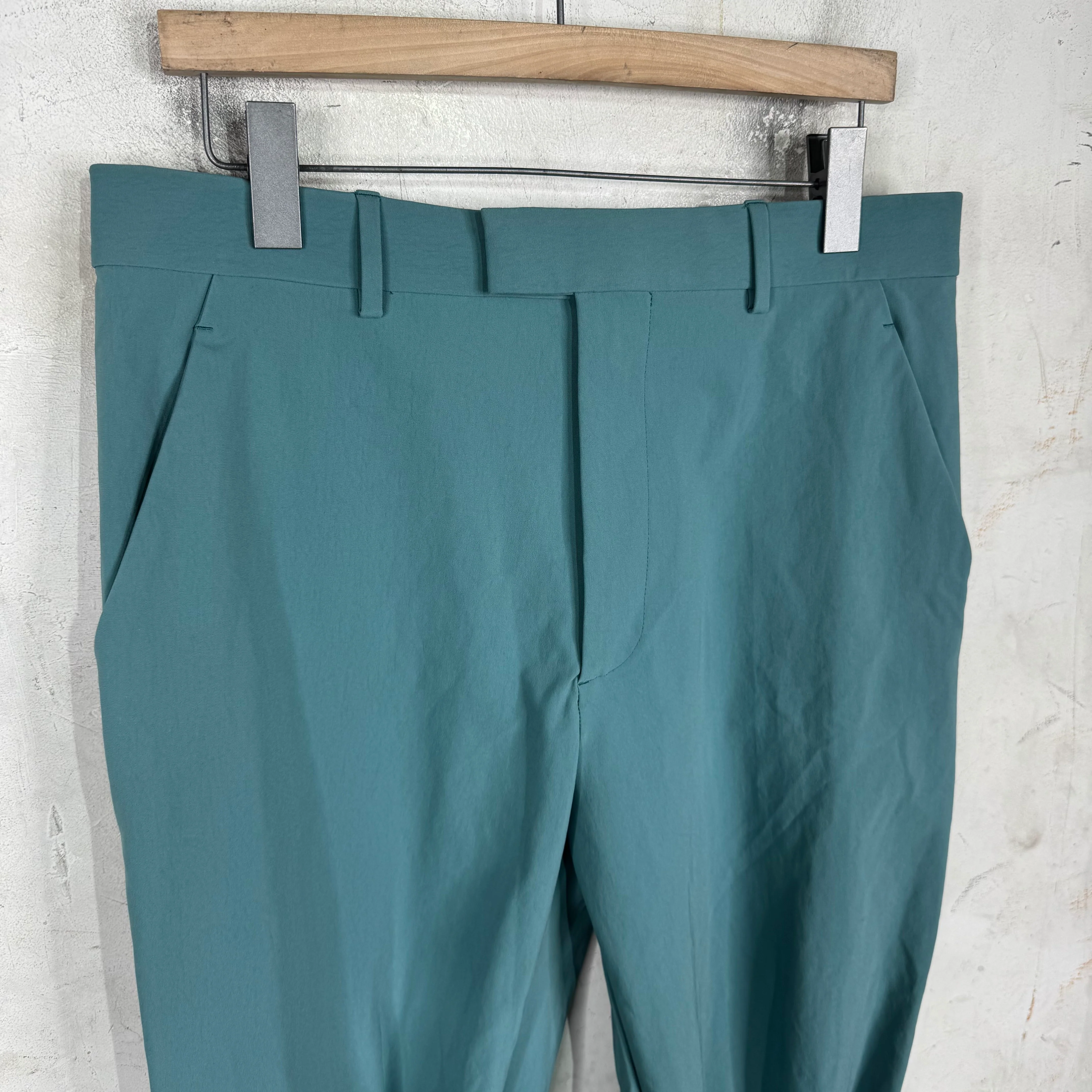 Bottega Veneta Teal Nylon Tied Bondage Pants - Image 5