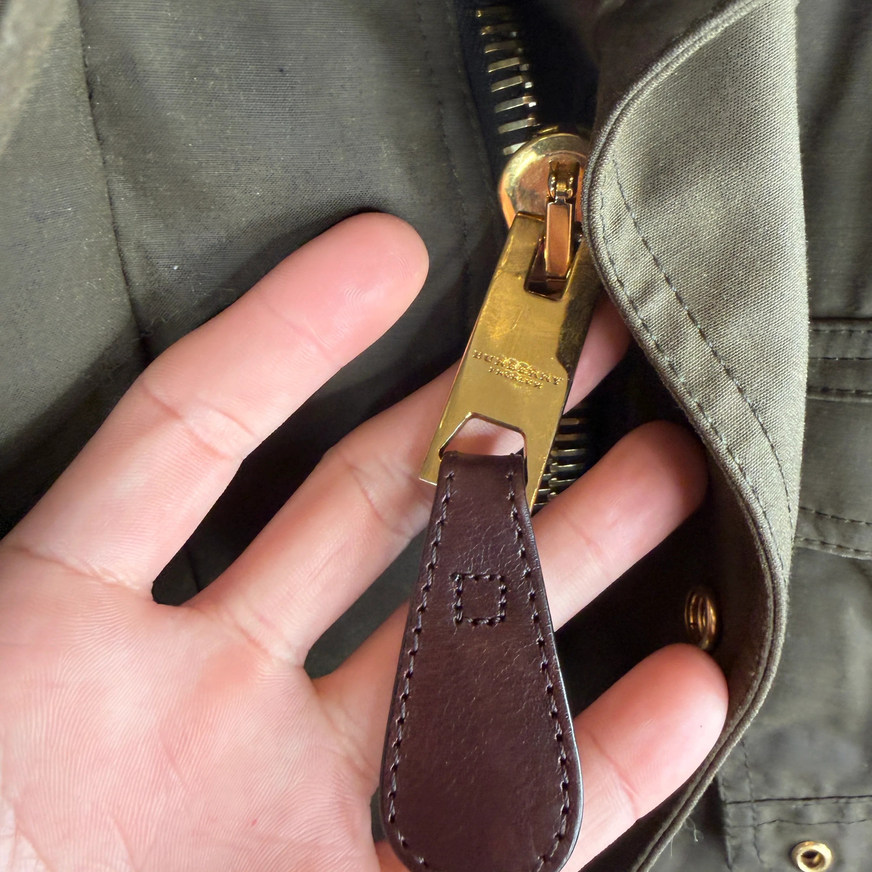 Burberry Olive Runway Cargo Jacket - Image 11