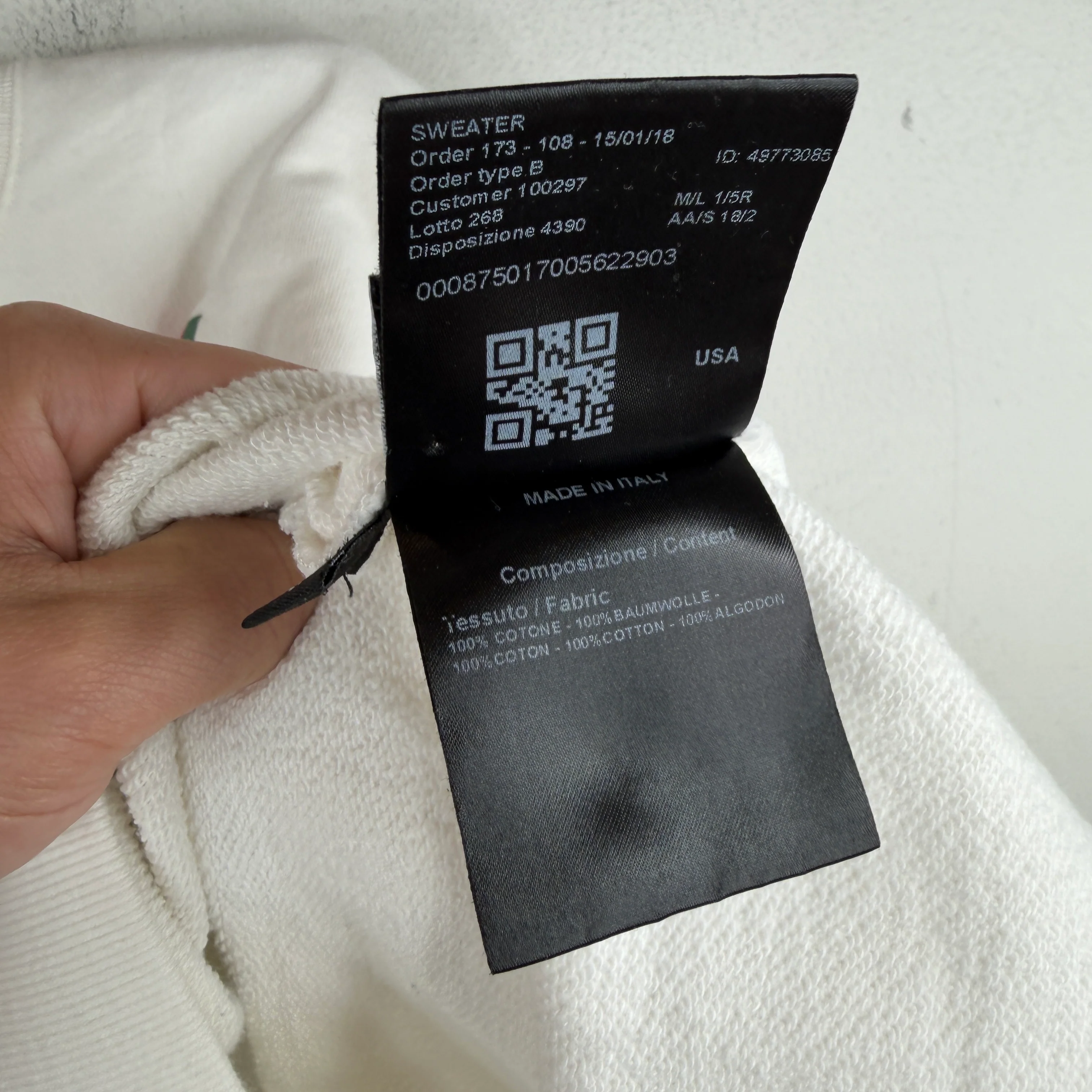 Calvin Klein 205W39NYC Warhol Little Electric Chair Crewneck - Image 6
