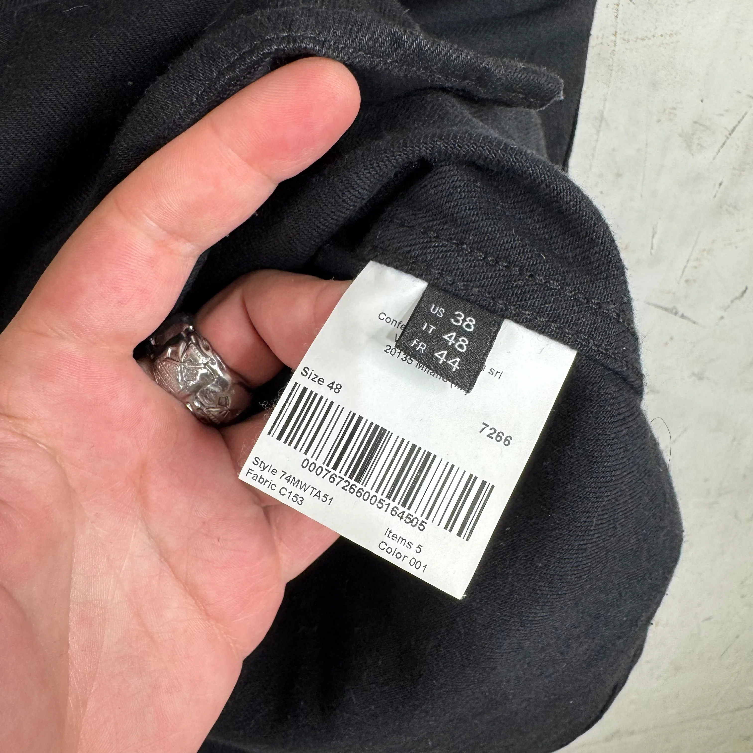 Calvin Klein Black Snap Denim Shirt - Image 4