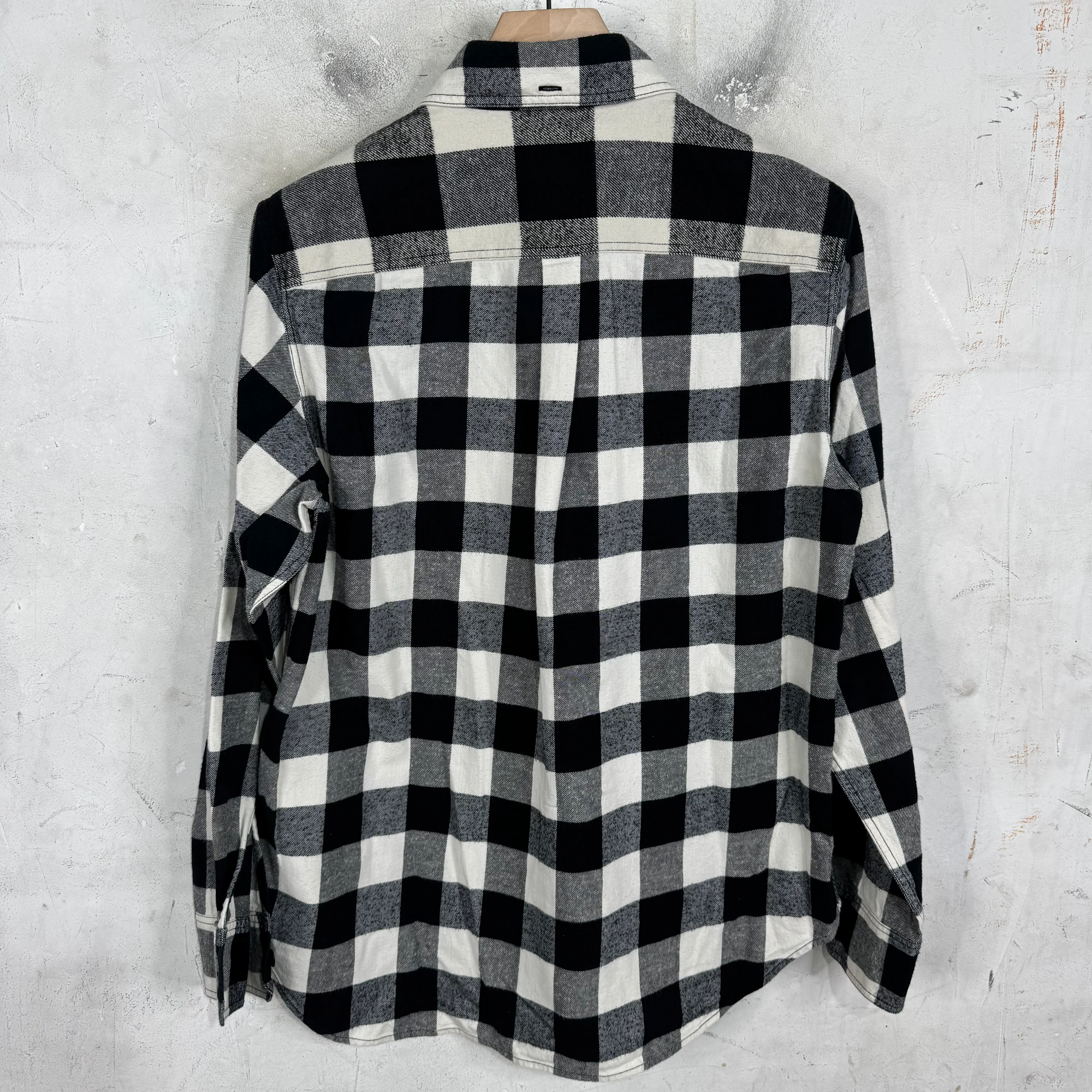 CDG Ganryu White/Black Patchwork Button Up - Image 2