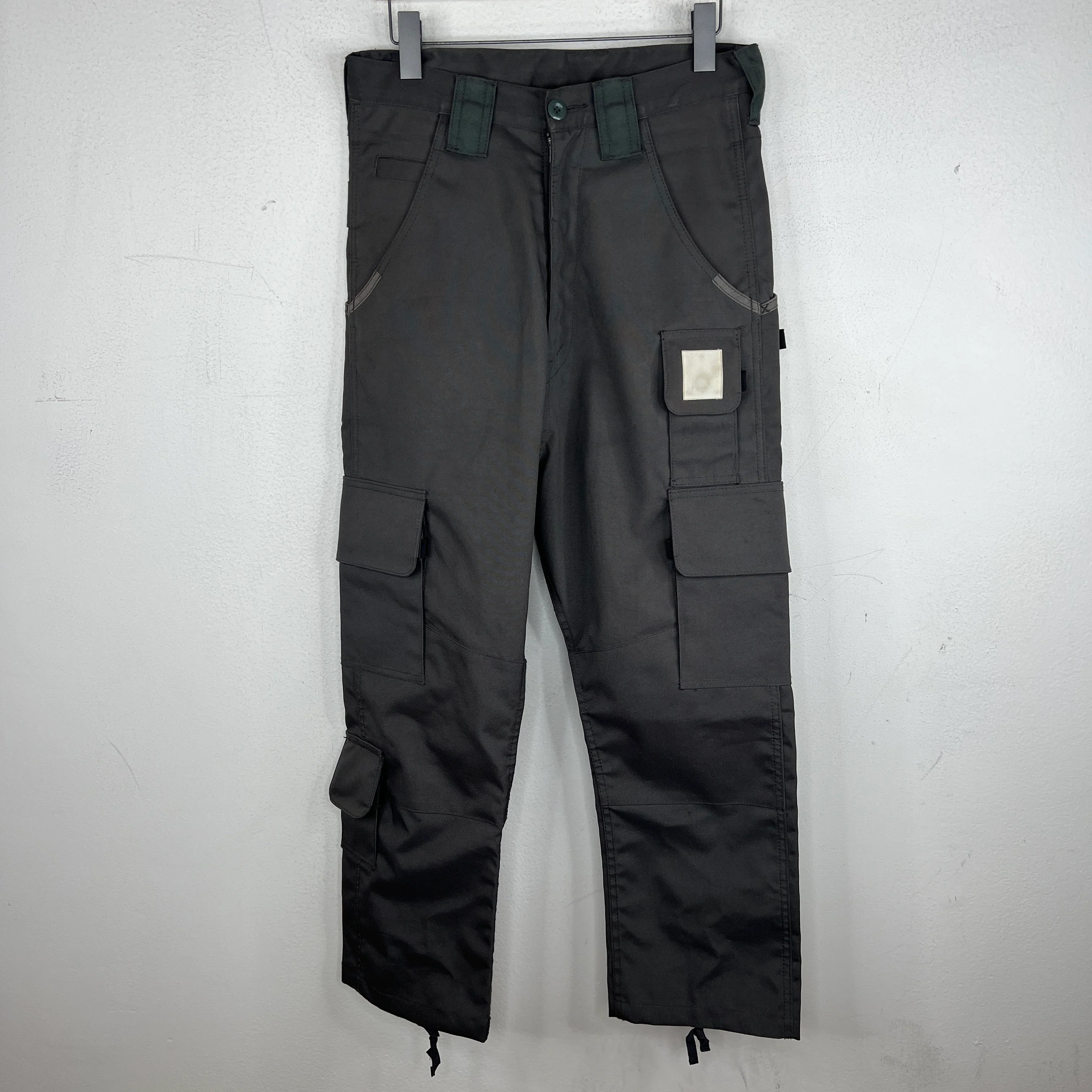 CDG Green Nylon Cargo Pants