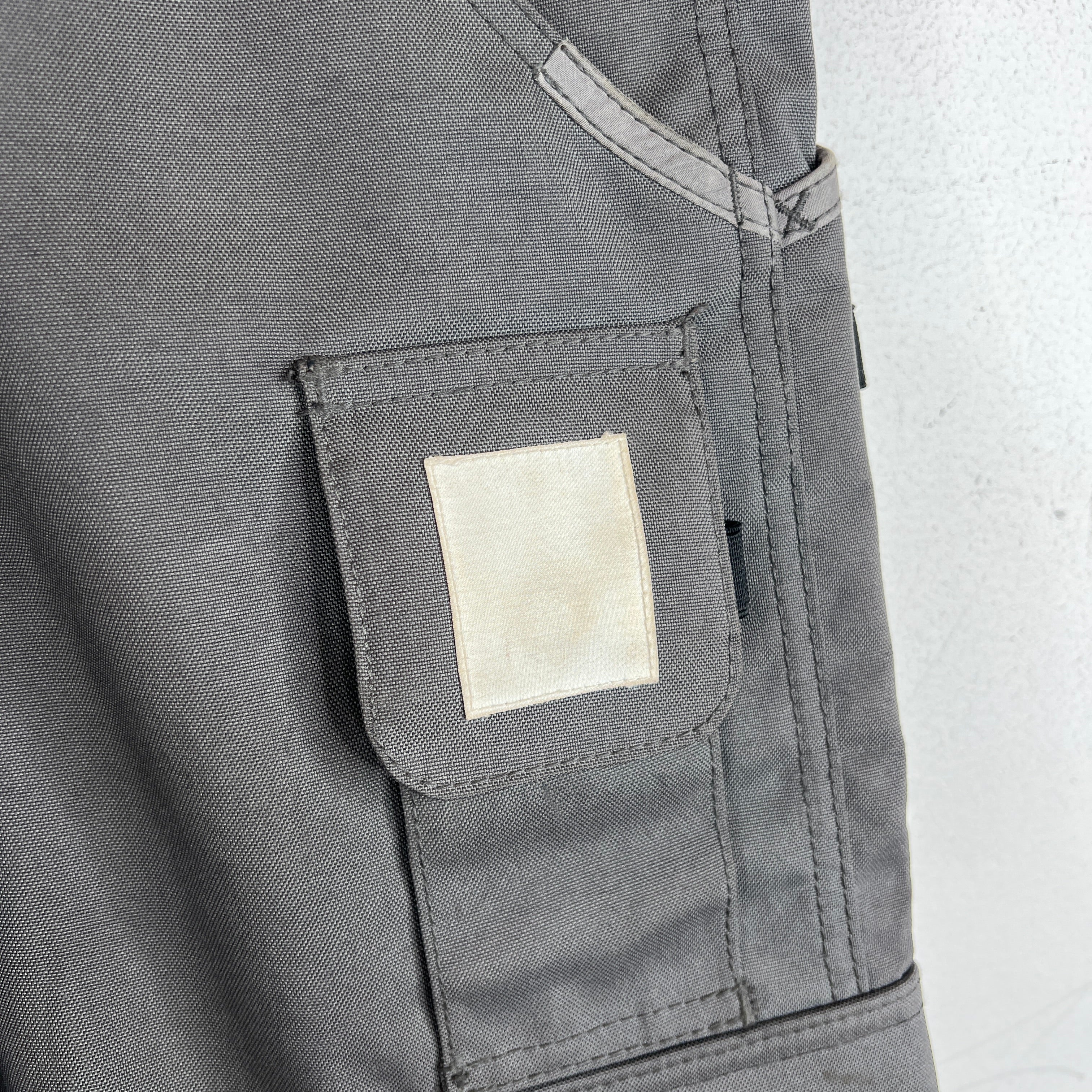 CDG Green Nylon Cargo Pants - Image 4