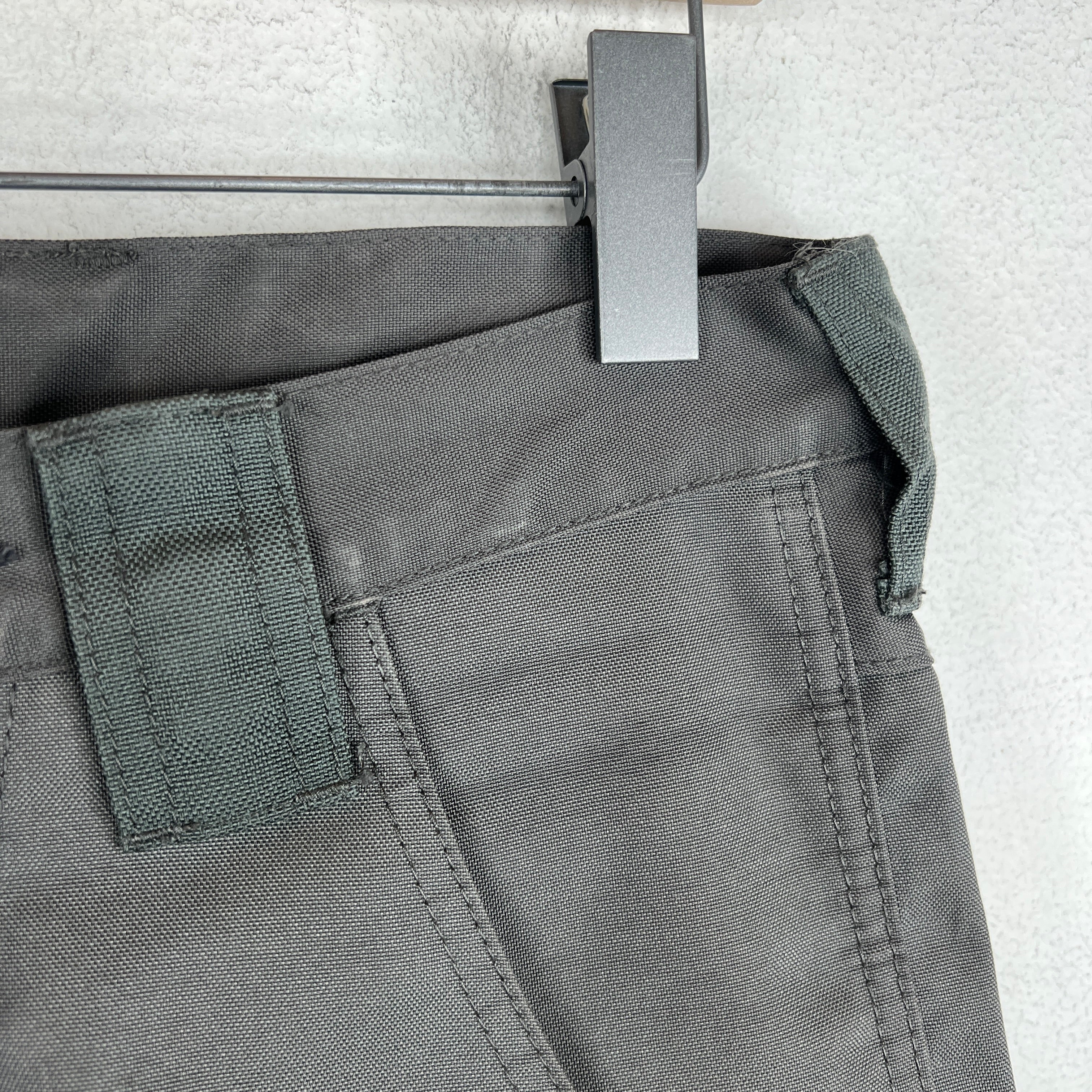 CDG Green Nylon Cargo Pants - Image 5