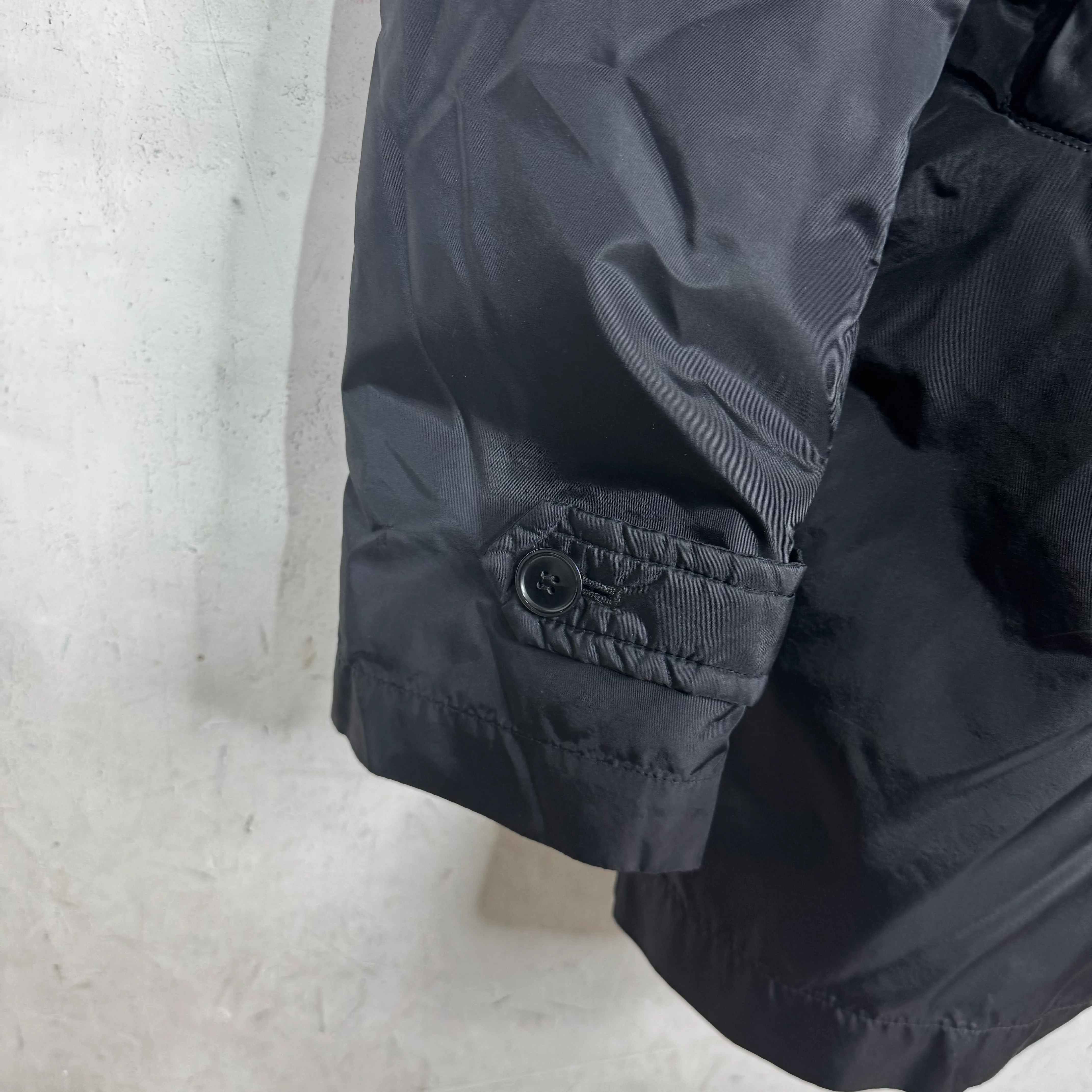 CDG Shirt Padded Nylon Peacoat - Image 8
