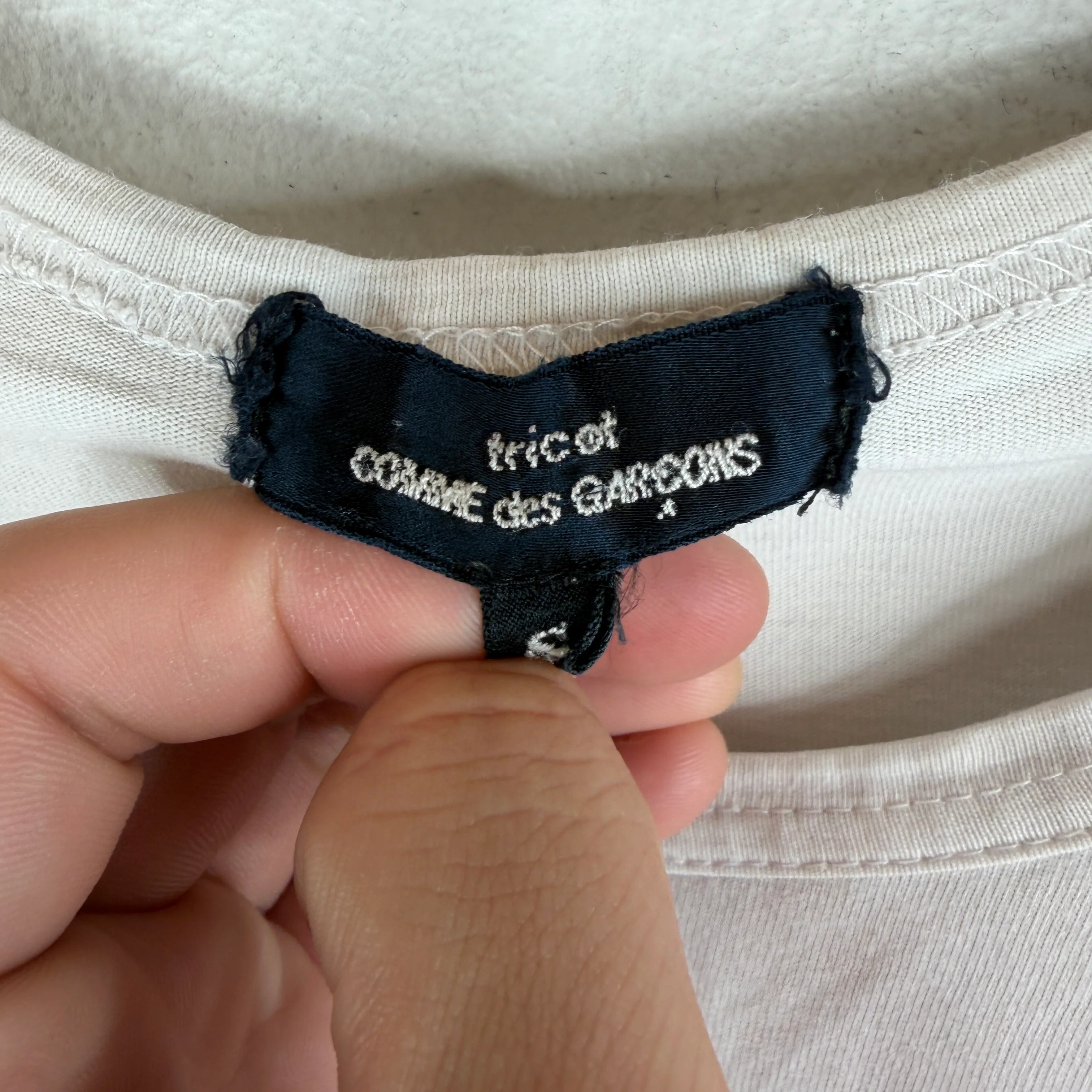 CDG Tricot Necklaces LS T-Shirt - Image 3