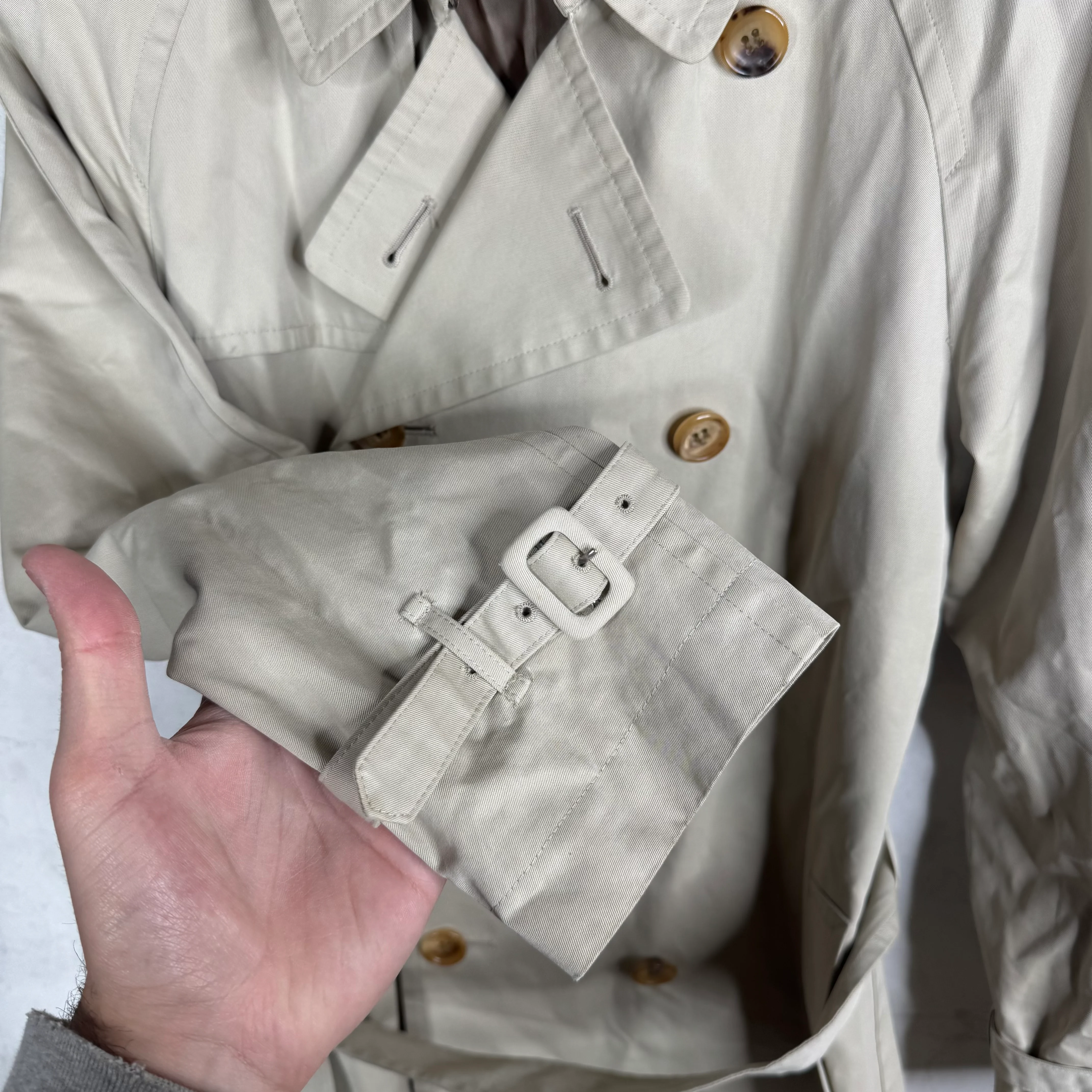 CDG Tricot Short Trench Coat - Image 5