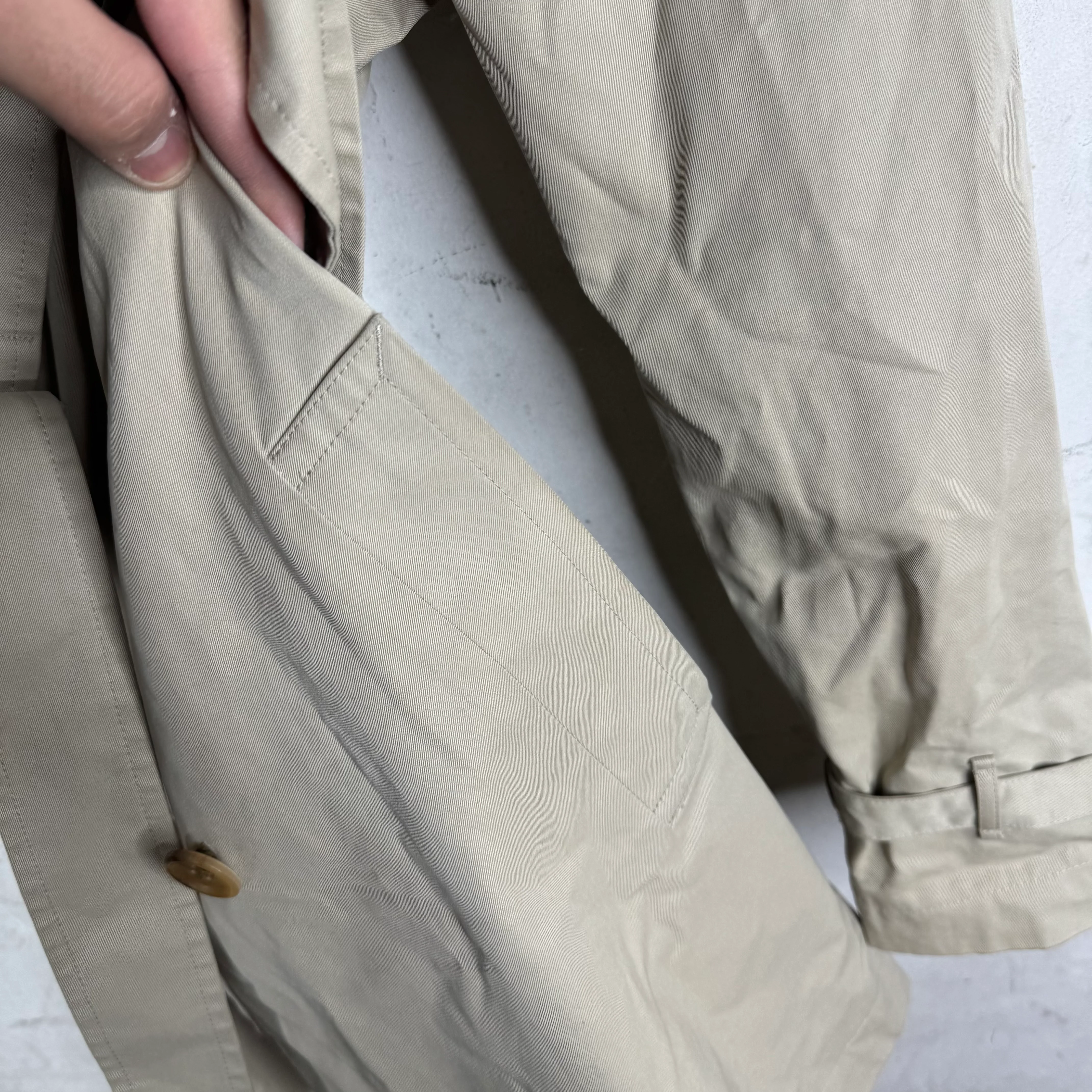 CDG Tricot Short Trench Coat - Image 7