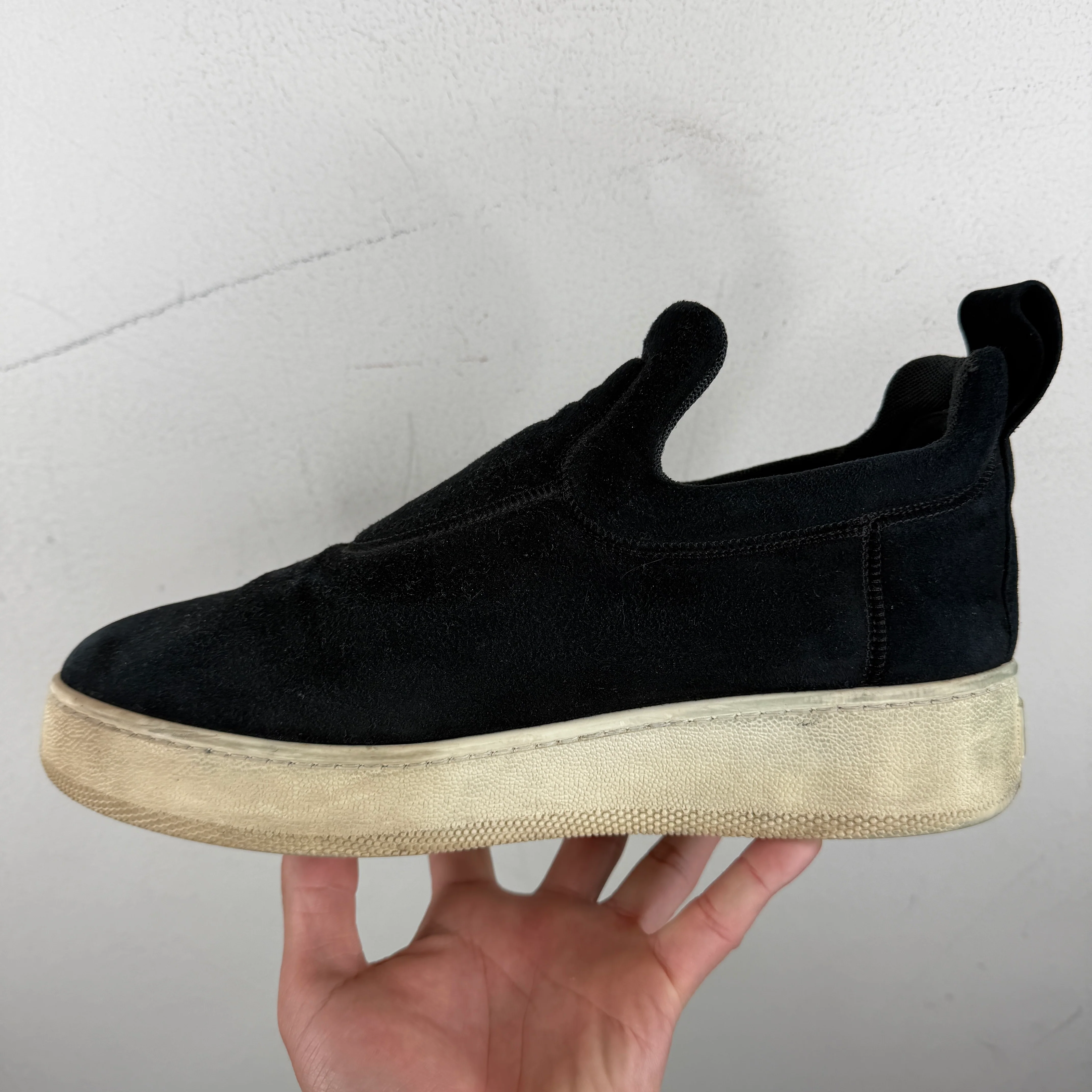 Celine Black Slip On Sneakers - Image 4