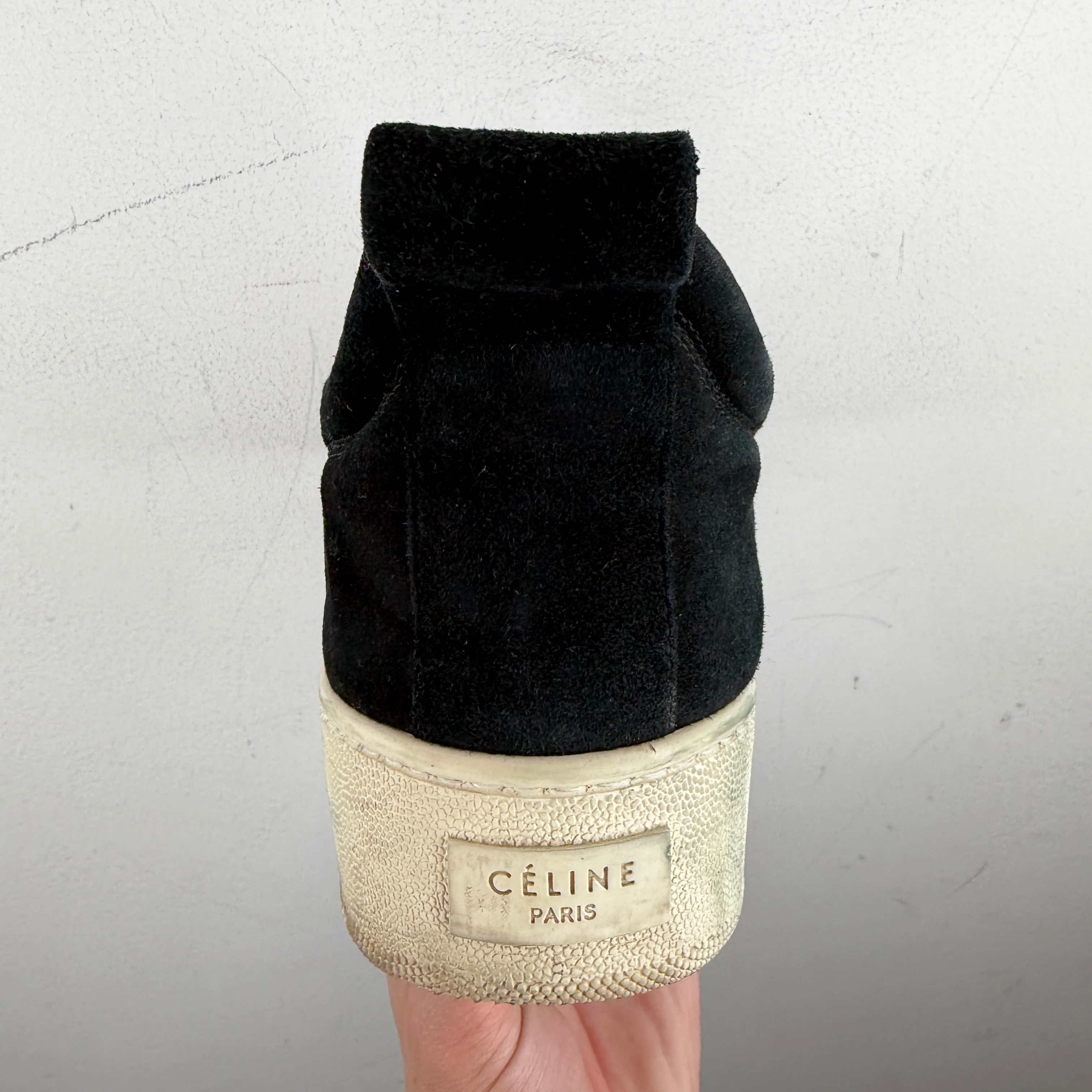 Celine Black Slip On Sneakers - Image 8