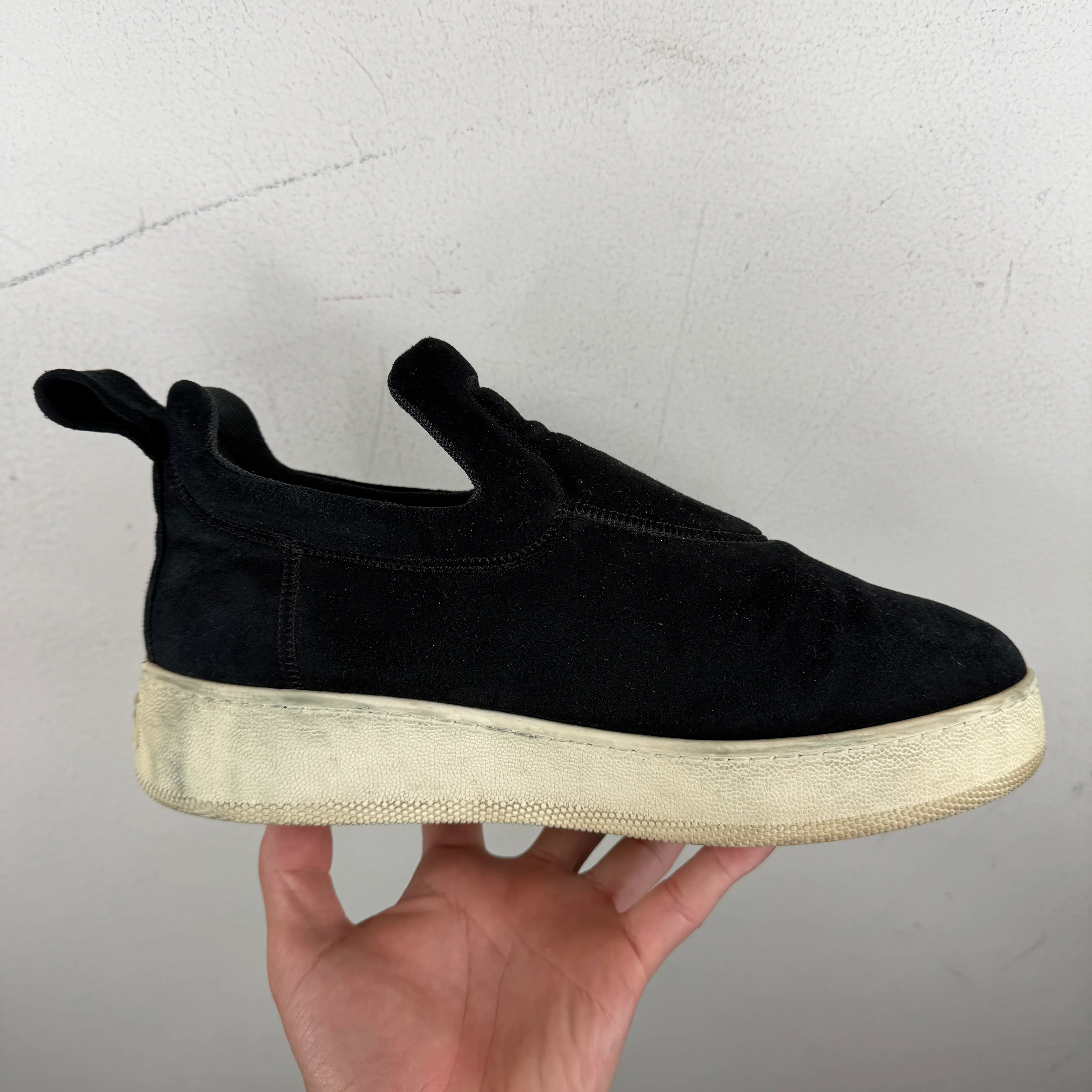Celine Black Slip On Sneakers - Image 9