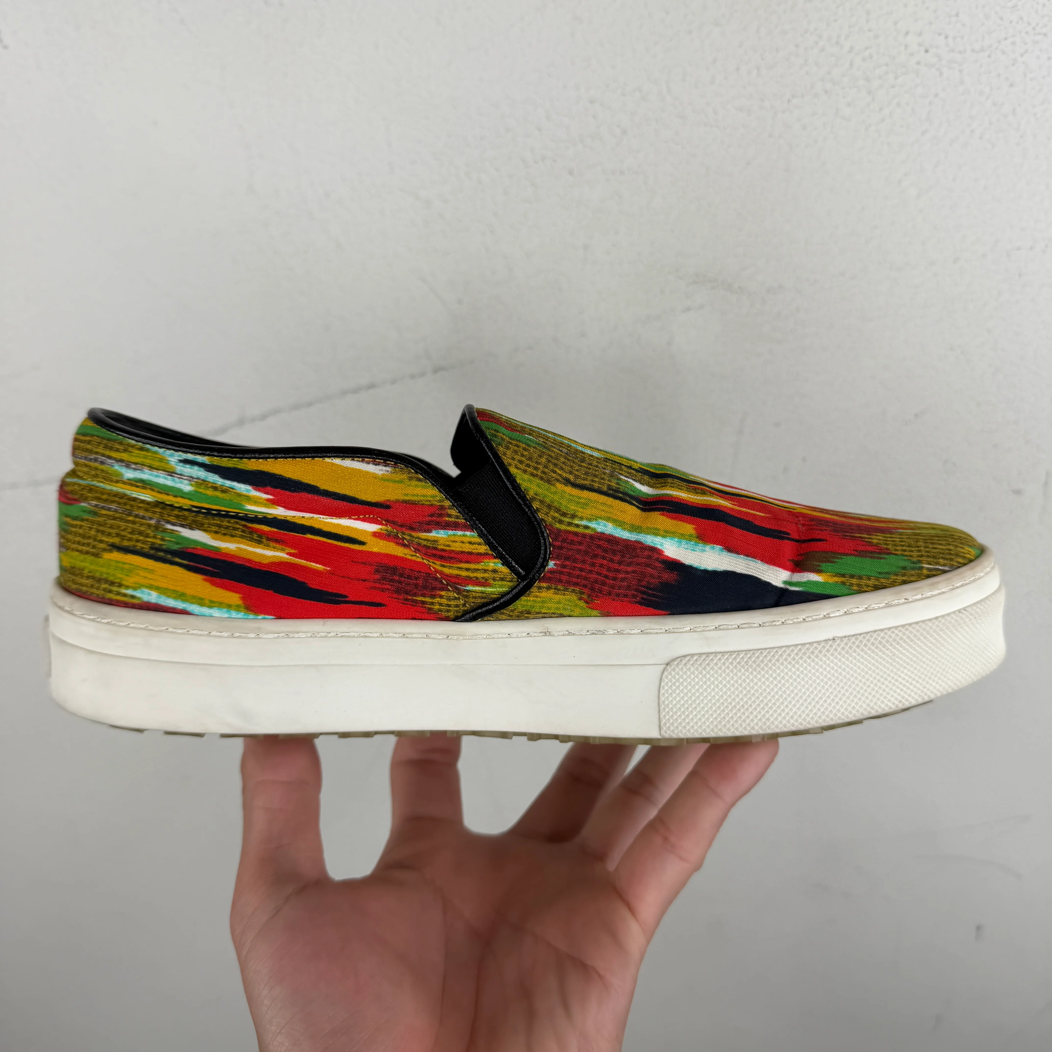 Celine Multicolor Slip Ons - Image 9