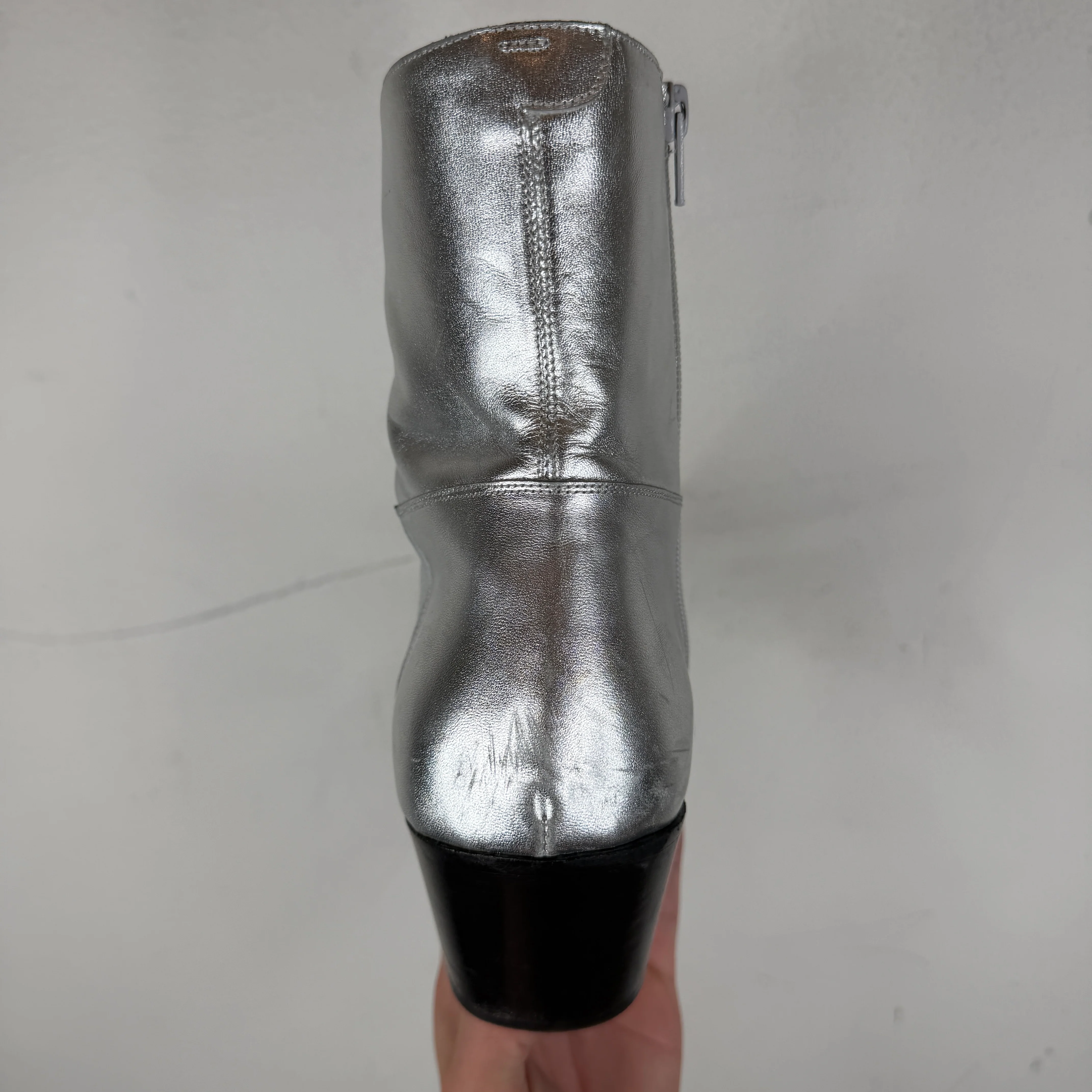 Celine Silver Jacno Boots - Image 8