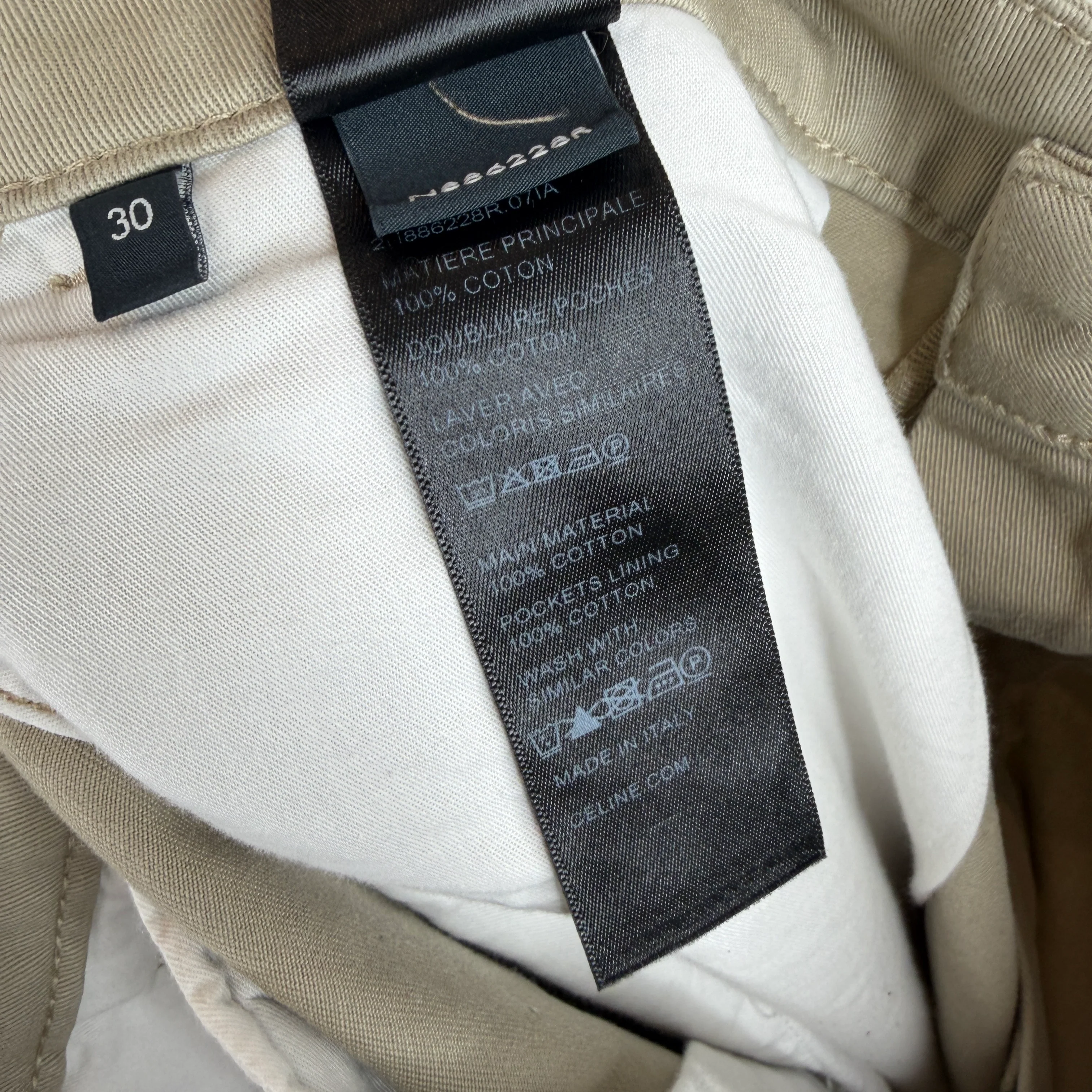 Celine Straight Leg Khaki Pants - Image 5