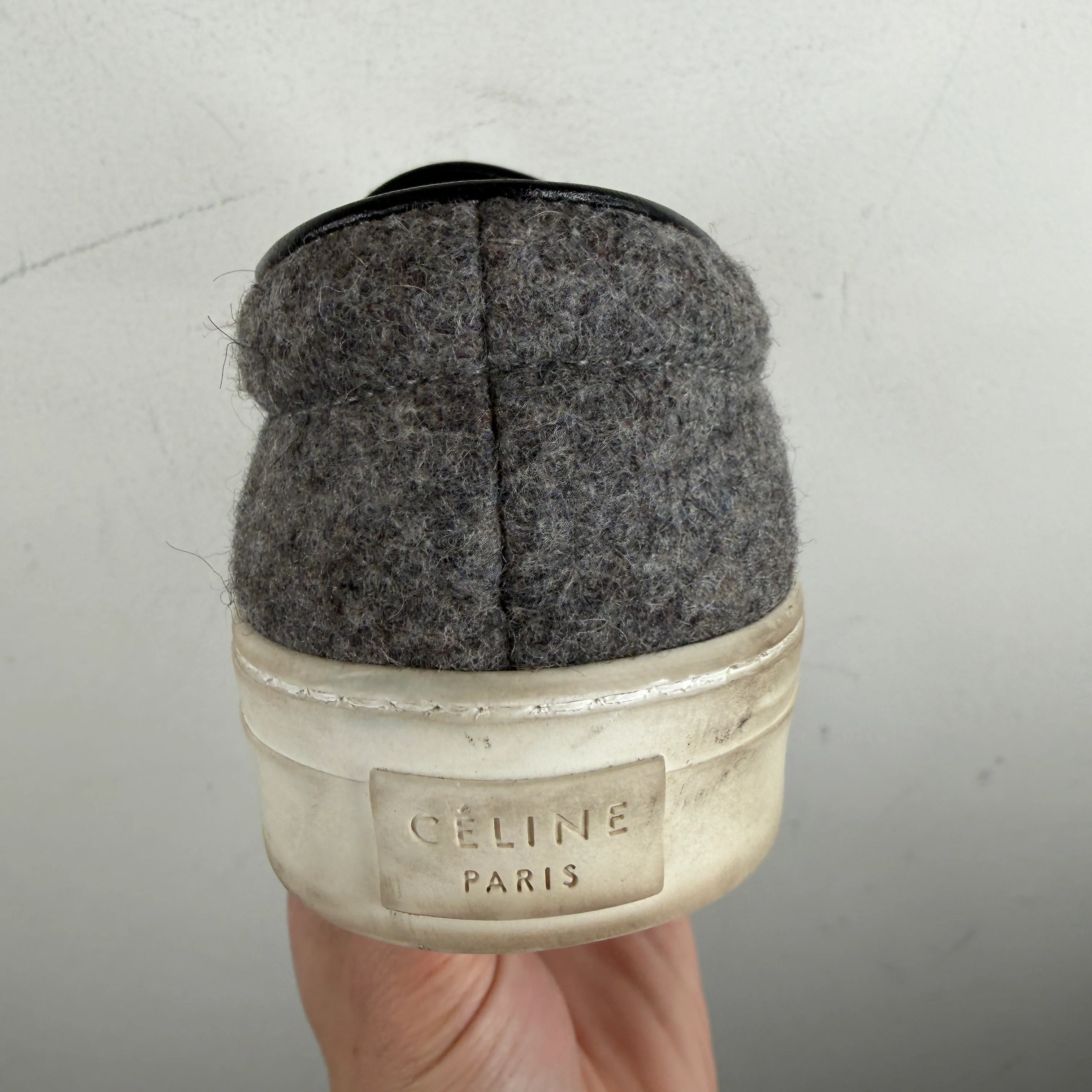 Celine Wool Slip On Sneakers - Image 3