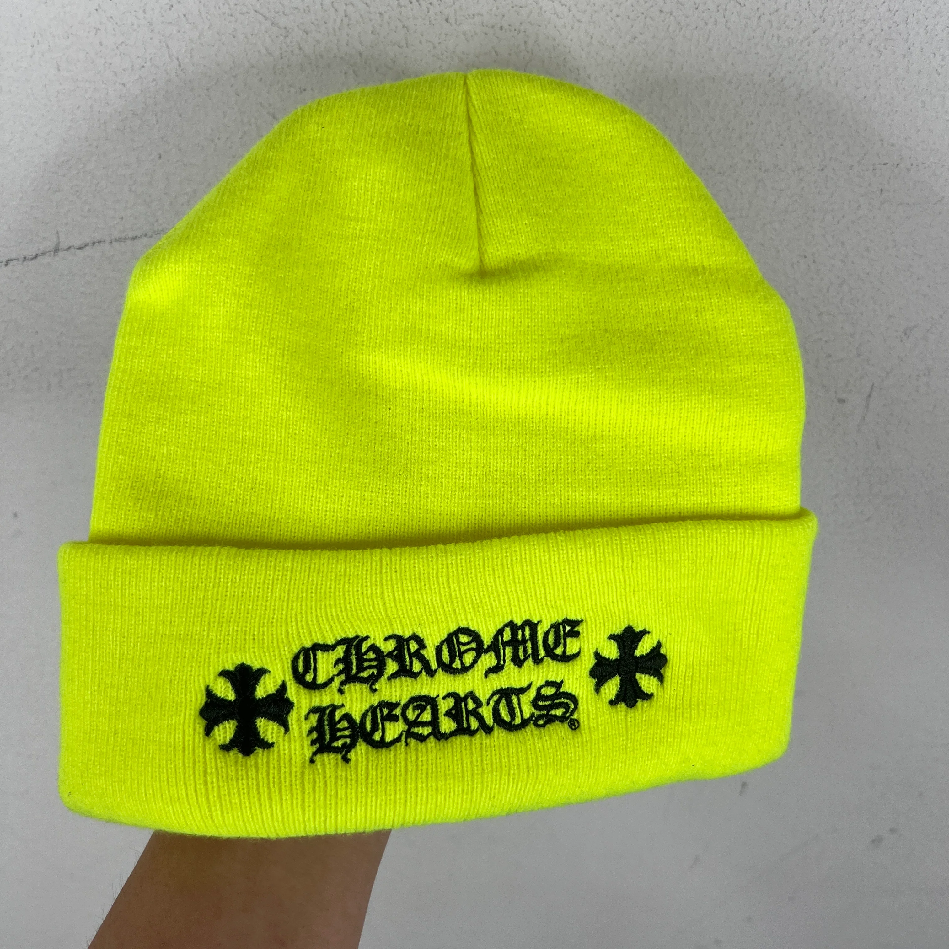 Chrome Hearts Neon Logo Beanie