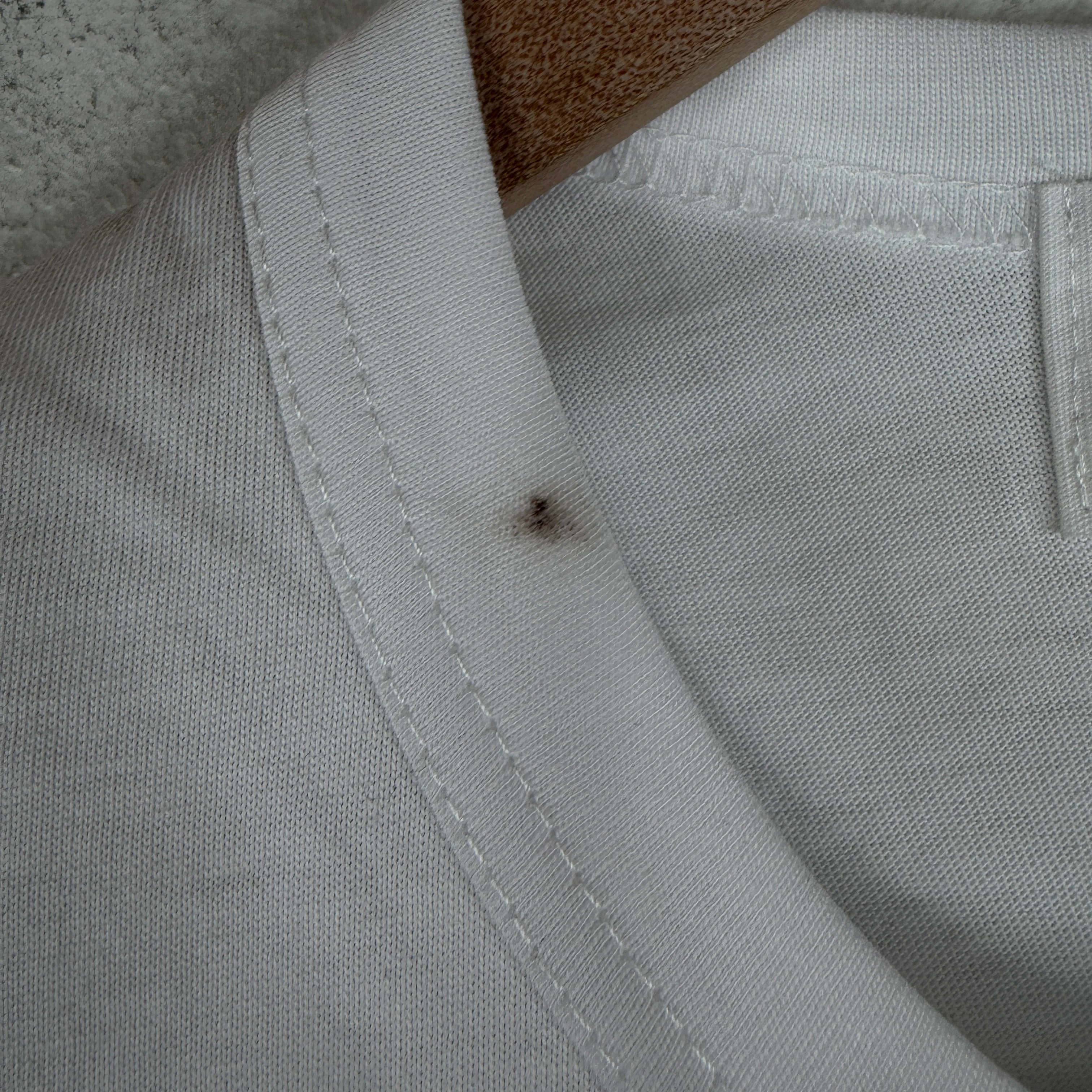 CDG White Lacoste L/S T-Shirt - Image 6